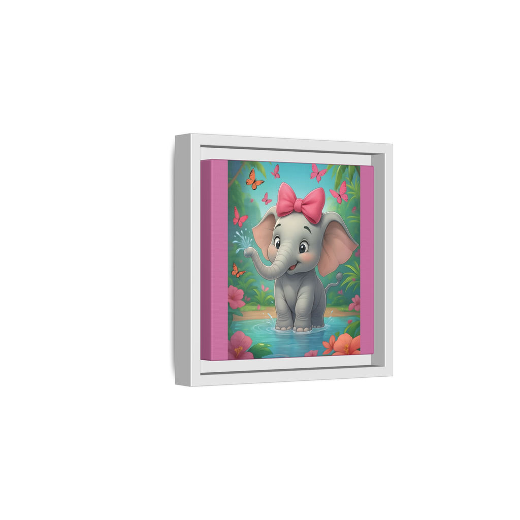 Framed Kids Elephant Wall Print, Kids Bedroom Art, Nursery Art, Baby Room Decor, Animal Art, Child's Room Gift, Playroom Wall Art