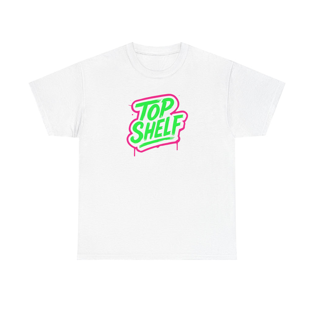 Top Shelf Vibrant Graphic Tee, Casual Wear