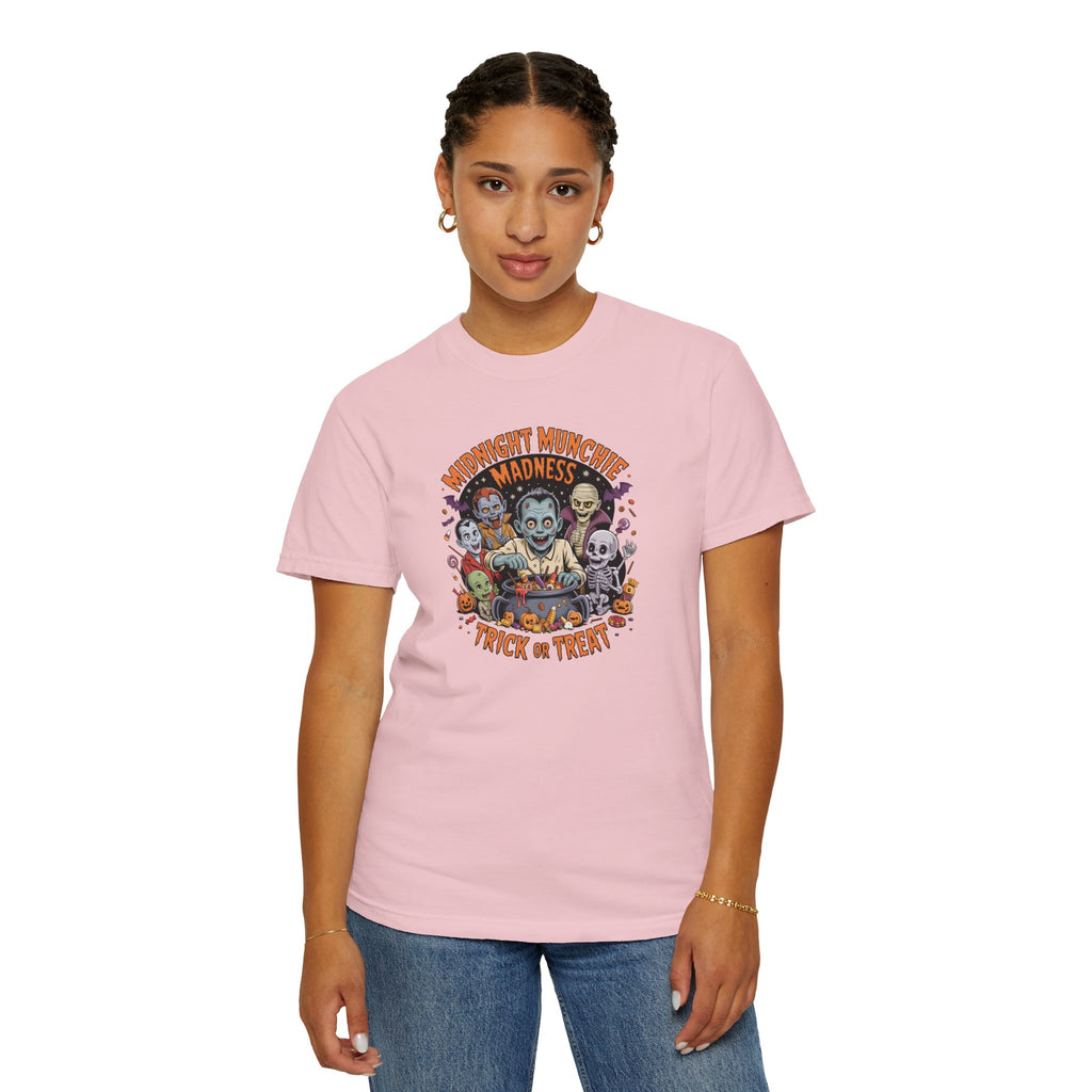 Comfort Colors Midnight Munchie Madness Halloween Shirt, Trick or Treat Tee