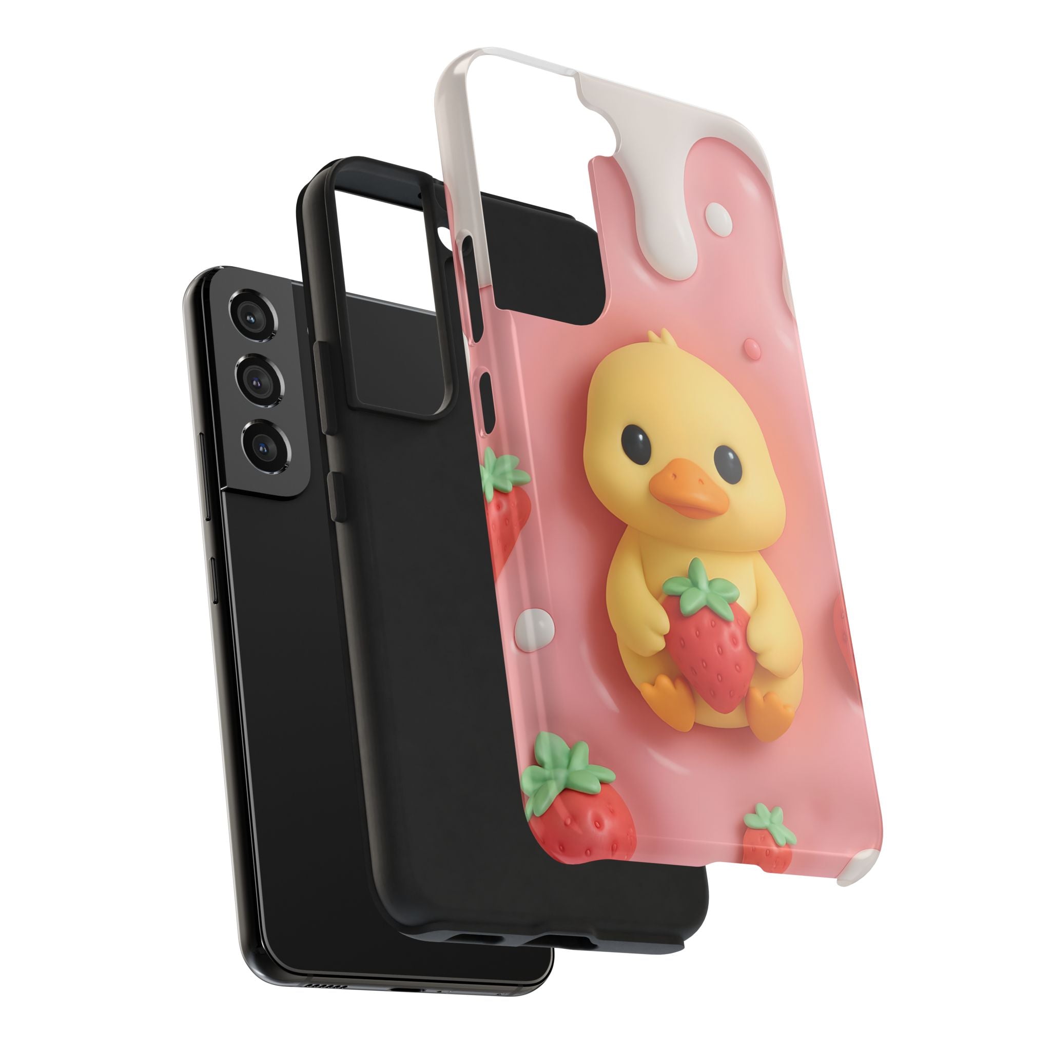 Cute Duck Phone Case for iPhone 17, 16, 15, 14, 13, iPhone Pro 16, 15, 14, 13, iPhone Pro Max 16, 15, 14, 13, Samsung S24, S23, S22, S21