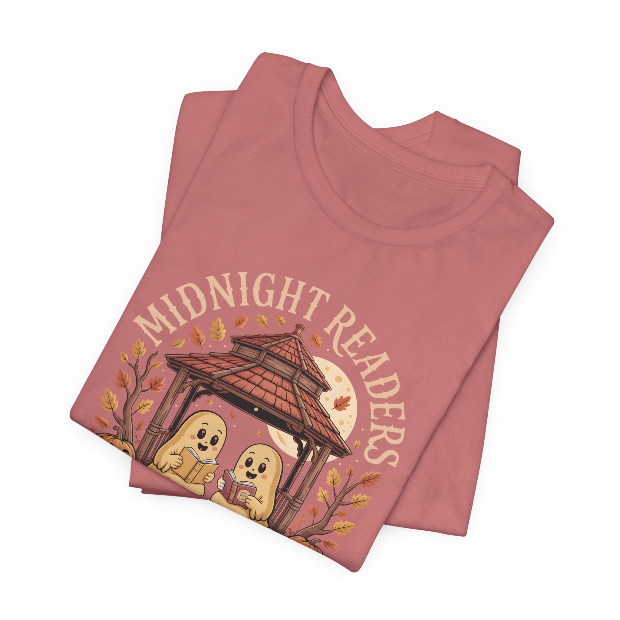 Midnight Readers Tee - Cozy Halloween Shirt, Reading Gifts, Book Lovers Tee, Fall Apparel, Spooky Season Outfit