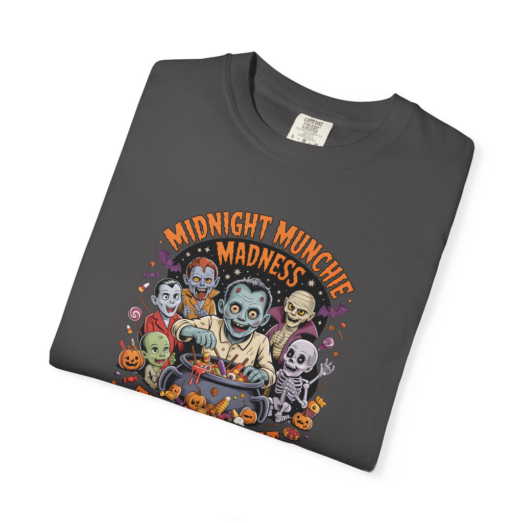 Comfort Colors Midnight Munchie Madness Halloween Shirt, Trick or Treat Tee