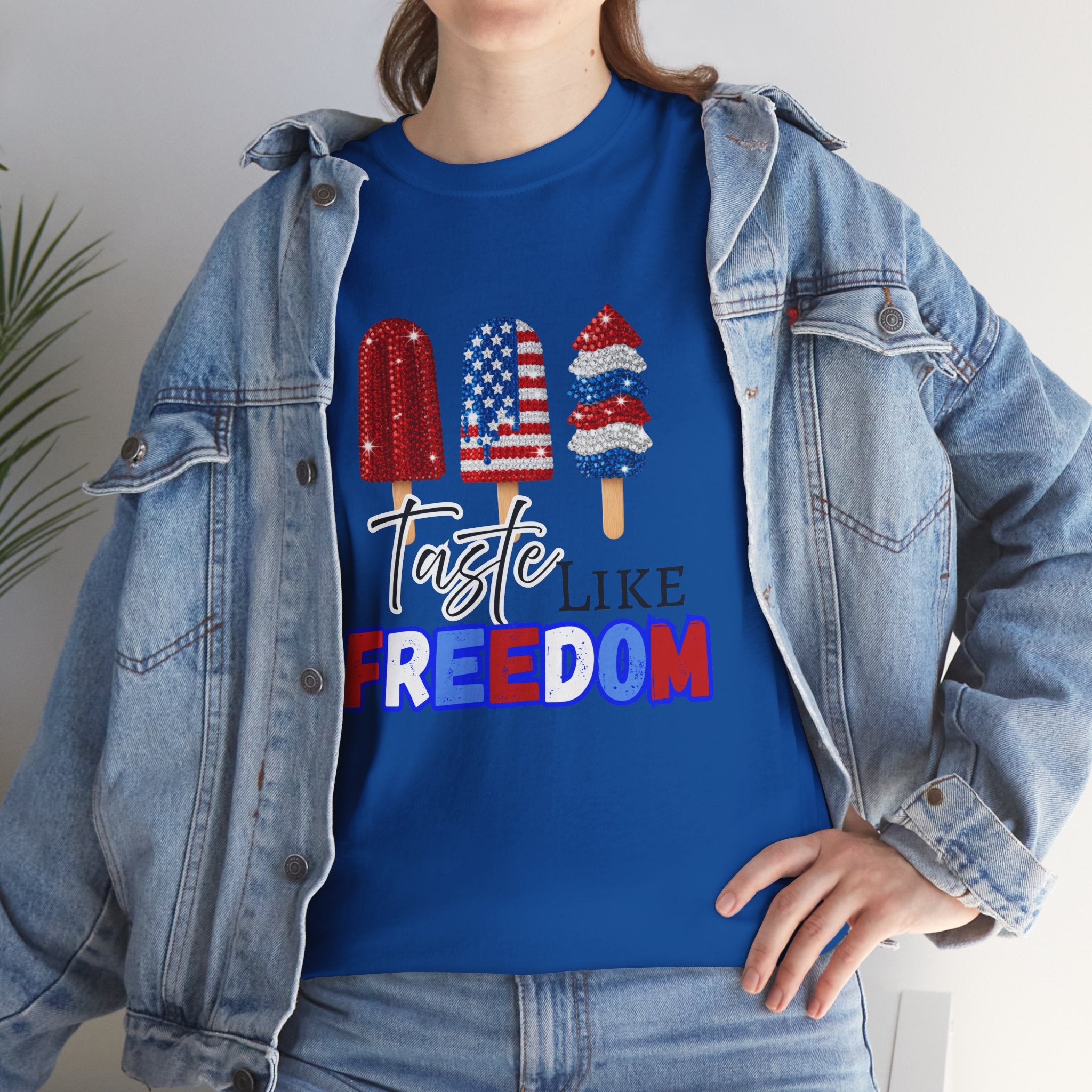 4th of July Patriotic Popsicle Tee - Taste Like Freedom, Summer Fun Shirt, Taste Like Freedom Tee