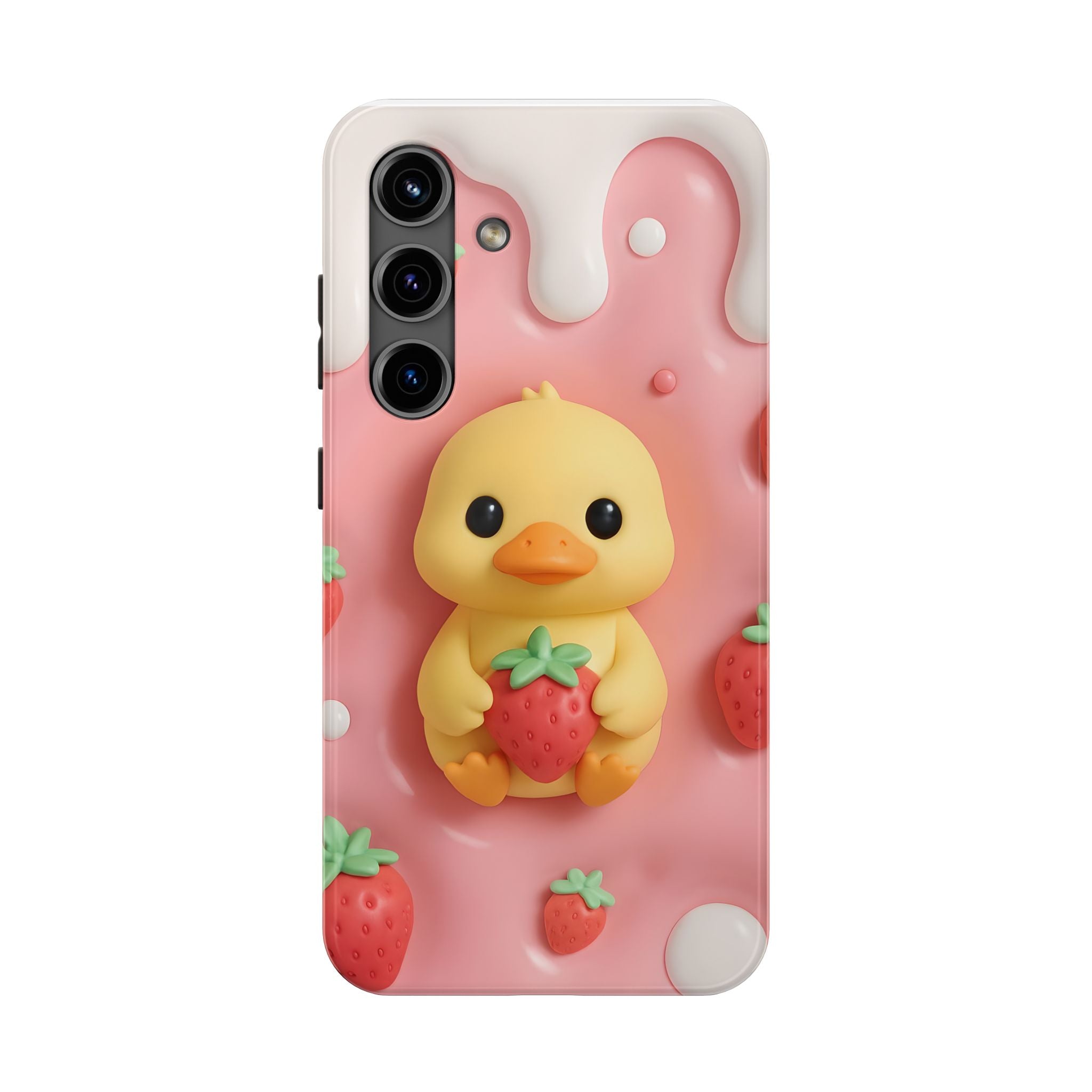 Cute Duck Phone Case for iPhone 17, 16, 15, 14, 13, iPhone Pro 16, 15, 14, 13, iPhone Pro Max 16, 15, 14, 13, Samsung S24, S23, S22, S21