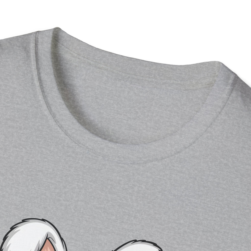 Happy Easter Bunny Ears T-Shirt | Pastel Eggs, Chicks & Flowers