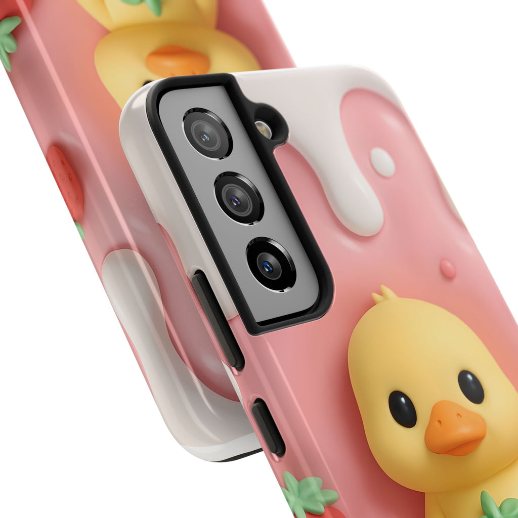 Cute Duck Phone Case for iPhone 17, 16, 15, 14, 13, iPhone Pro 16, 15, 14, 13, iPhone Pro Max 16, 15, 14, 13, Samsung S24, S23, S22, S21