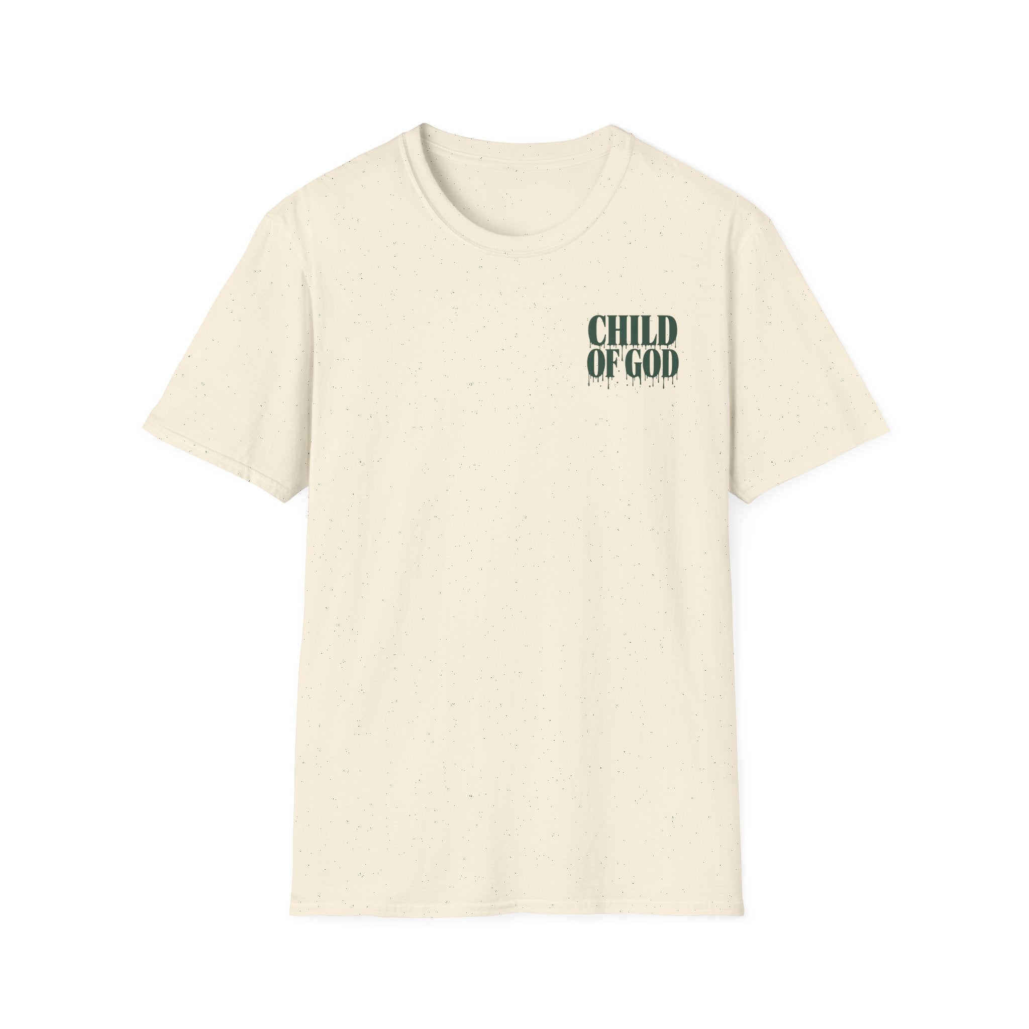 Child of God T-Shirt — Back and Front Design, Galatians 3:26