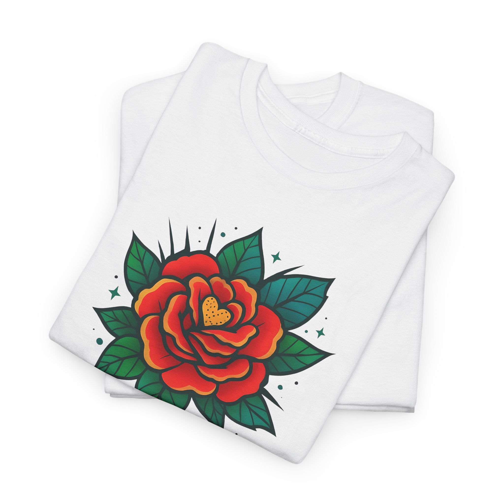 Bohemian Style Rose Floral Design Shirt, Floral Rose Shirt, Boho Tee, Graphic T-shirt