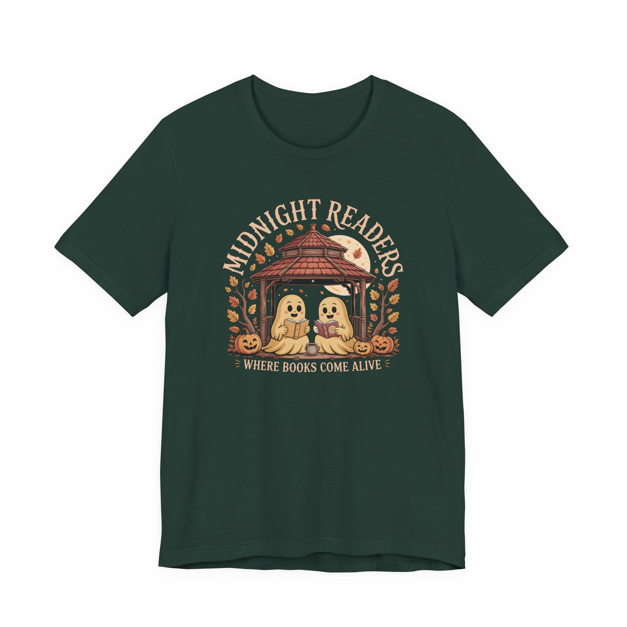 Midnight Readers Tee - Cozy Halloween Shirt, Reading Gifts, Book Lovers Tee, Fall Apparel, Spooky Season Outfit