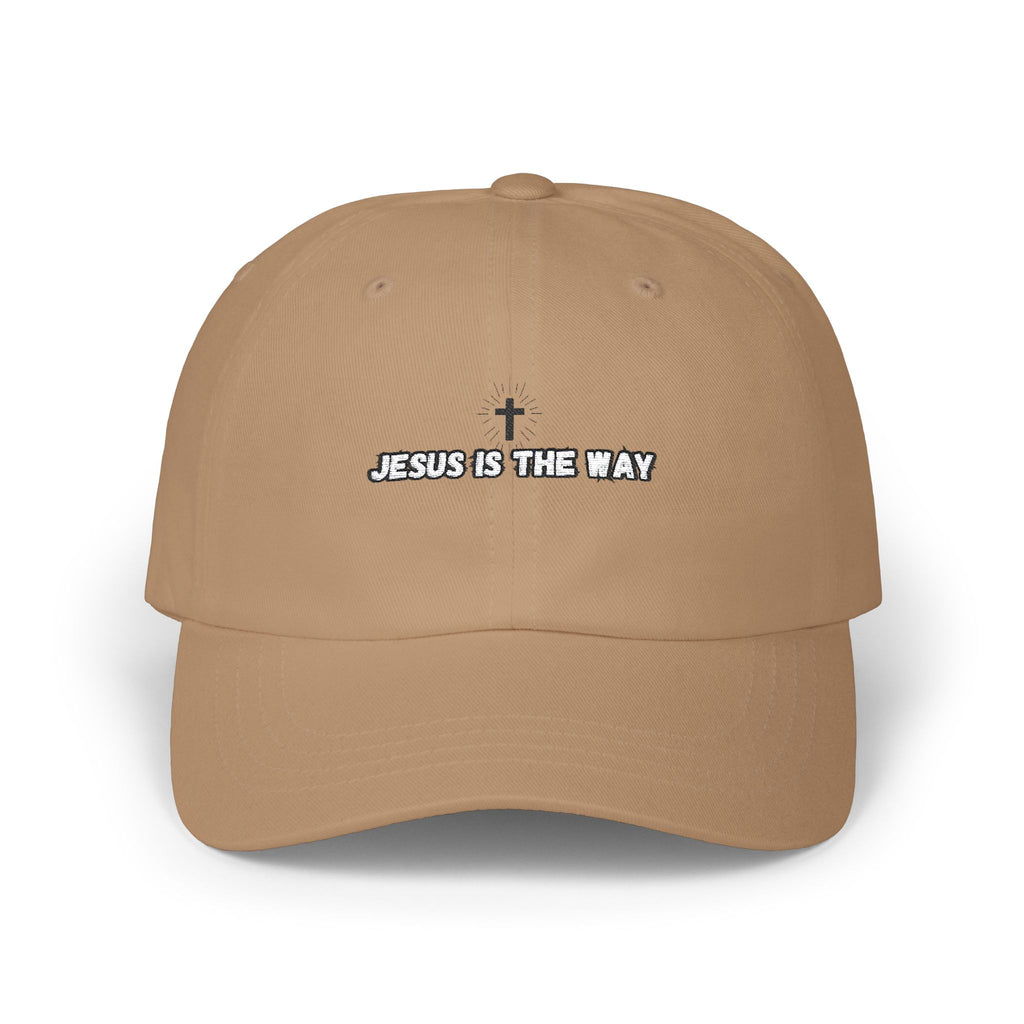 Jesus is the Way Classic Dad Embroidery Cap - Casual Hat, Religious Gift, Everyday Wear, Christian Fashion, Trendy Accessories
