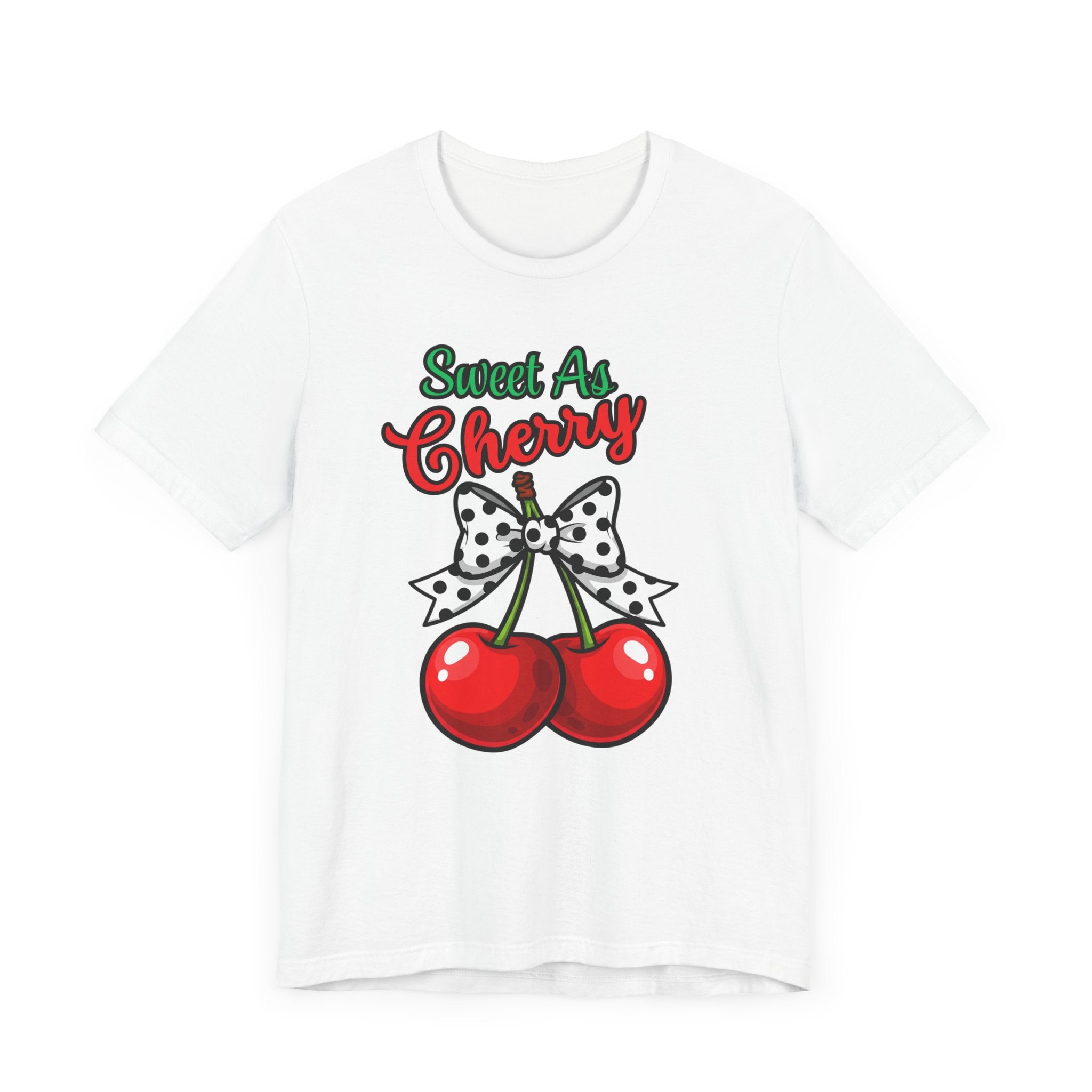 Sweet As Cherry Tee | Cute Summer Shirt, Casual Gift, Trendy Graphic Tee, Fun Fruit T-Shirt, Cherry Lover Apparel