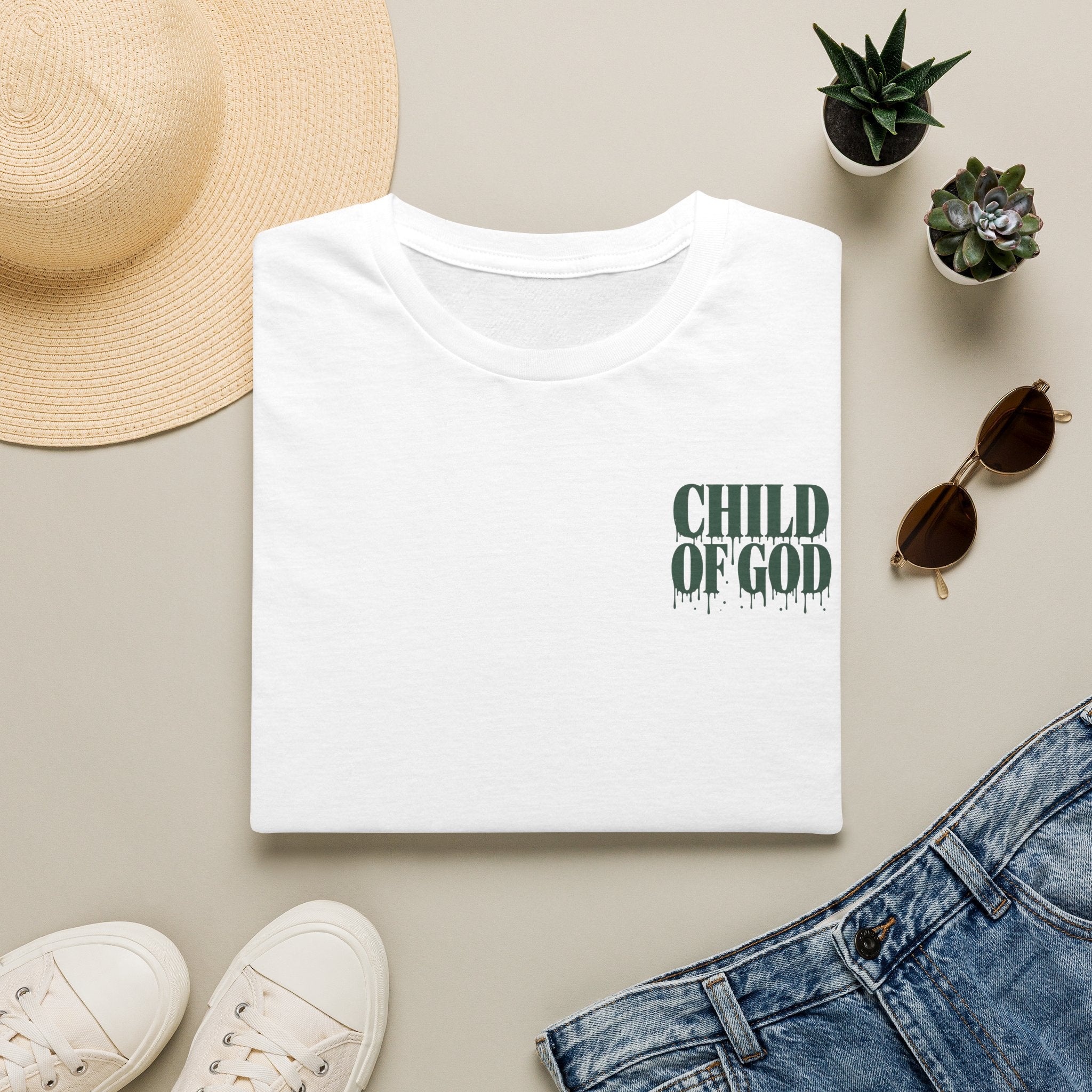 Child of God T-Shirt — Back and Front Design, Galatians 3:26