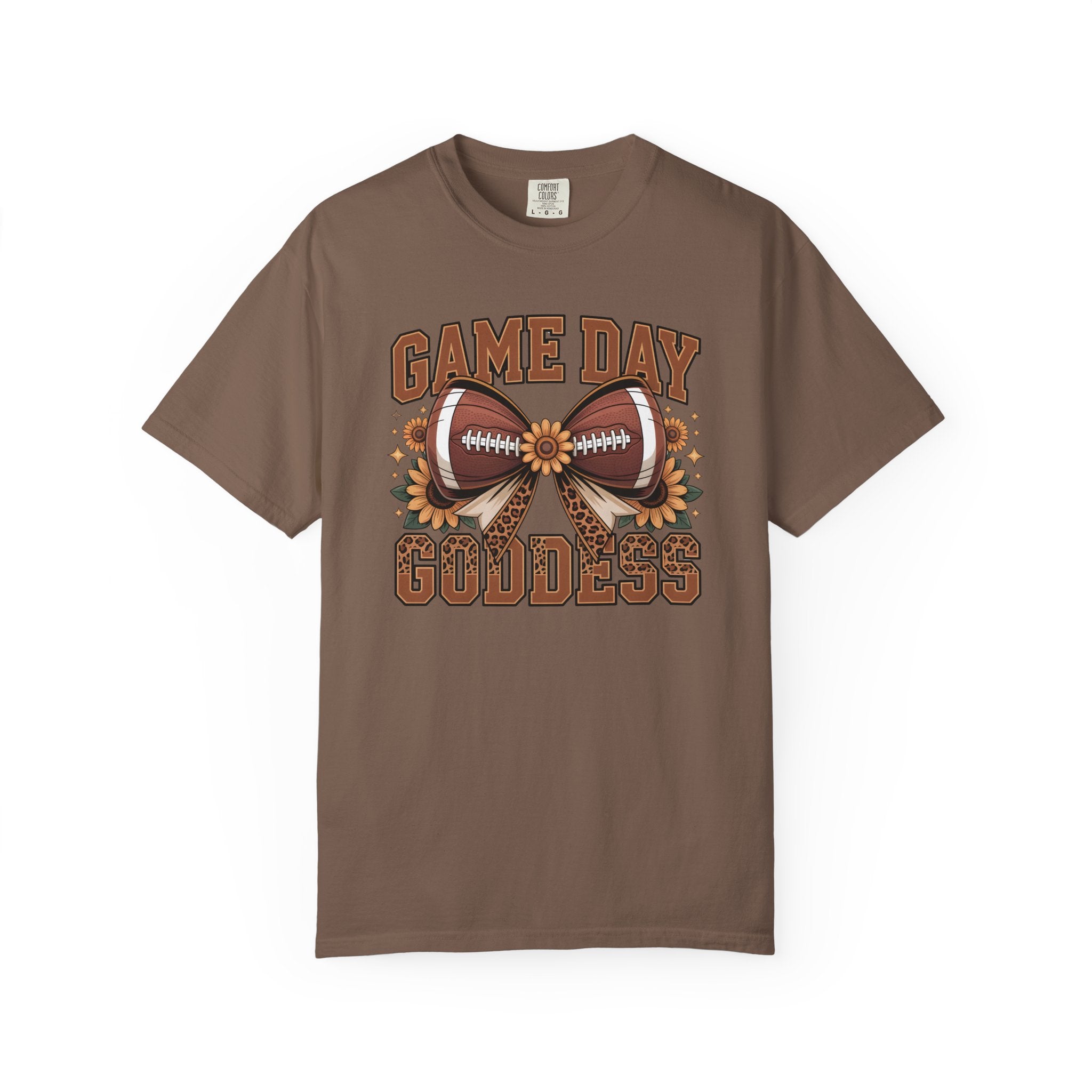 Comfort Colors®  Day Goddess T-Shirt | Football Fan Apparel, Sportswear, Game Day Outfit, Gift for Sports Lovers, Football Season Shirt