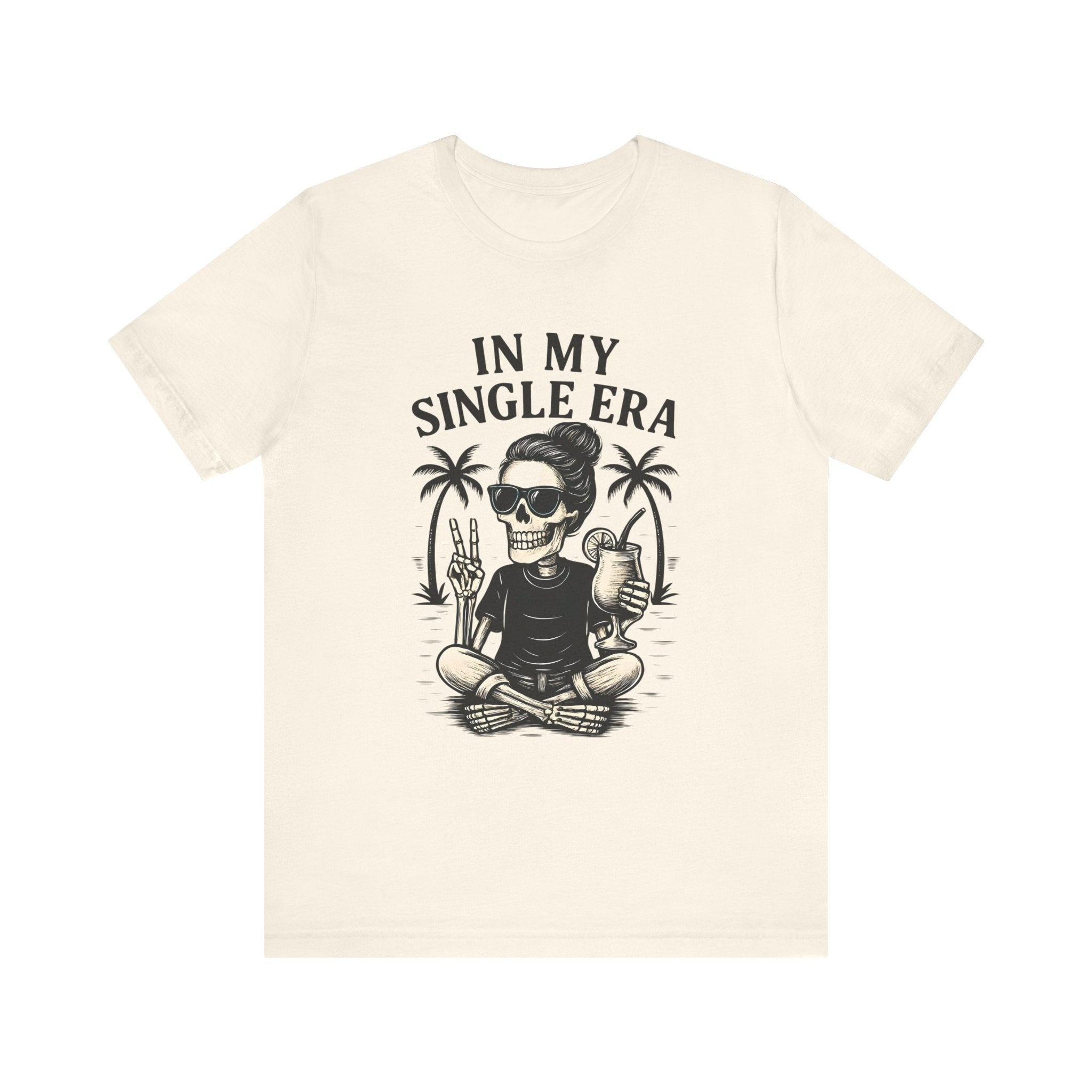 Skeleton Single Era Shirt, Funny Single Life Tee, Anti-Valentine Gift, Divorce Party Shirt, Humorous Skeleton Tee, Edgy Single Era Apparel