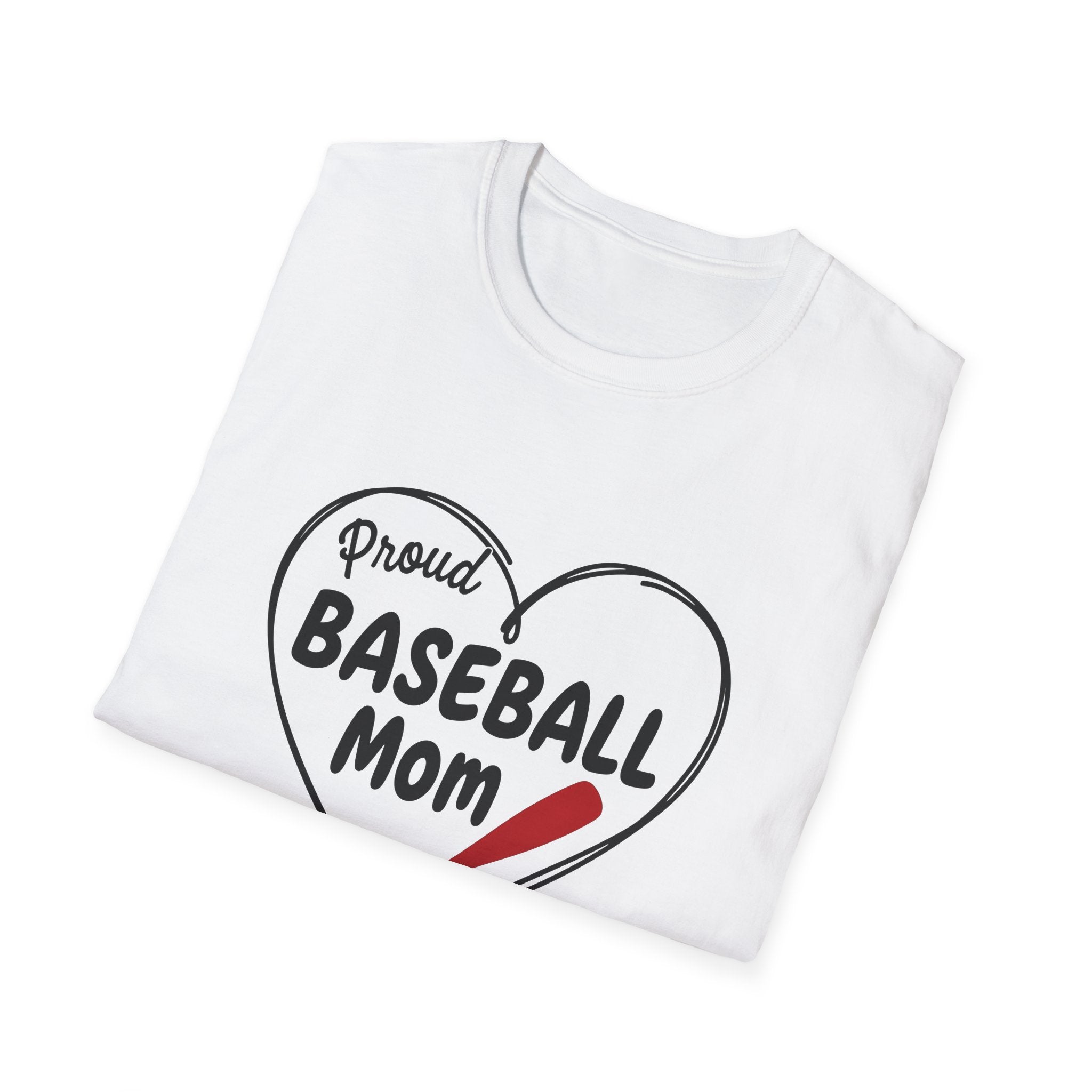 Proud Baseball Mom T-Shirt | Casual Game Day Shirt for Moms