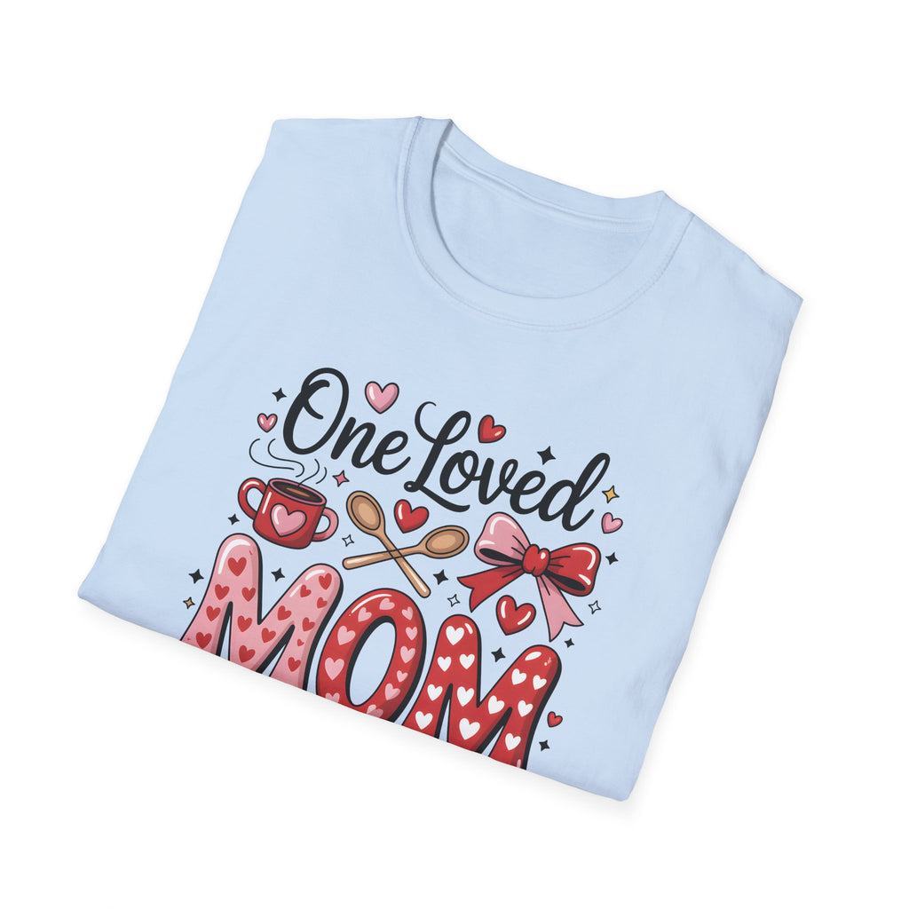 One Loved Mom T-Shirt — Cute Heart & Bow Mother's Day Tee