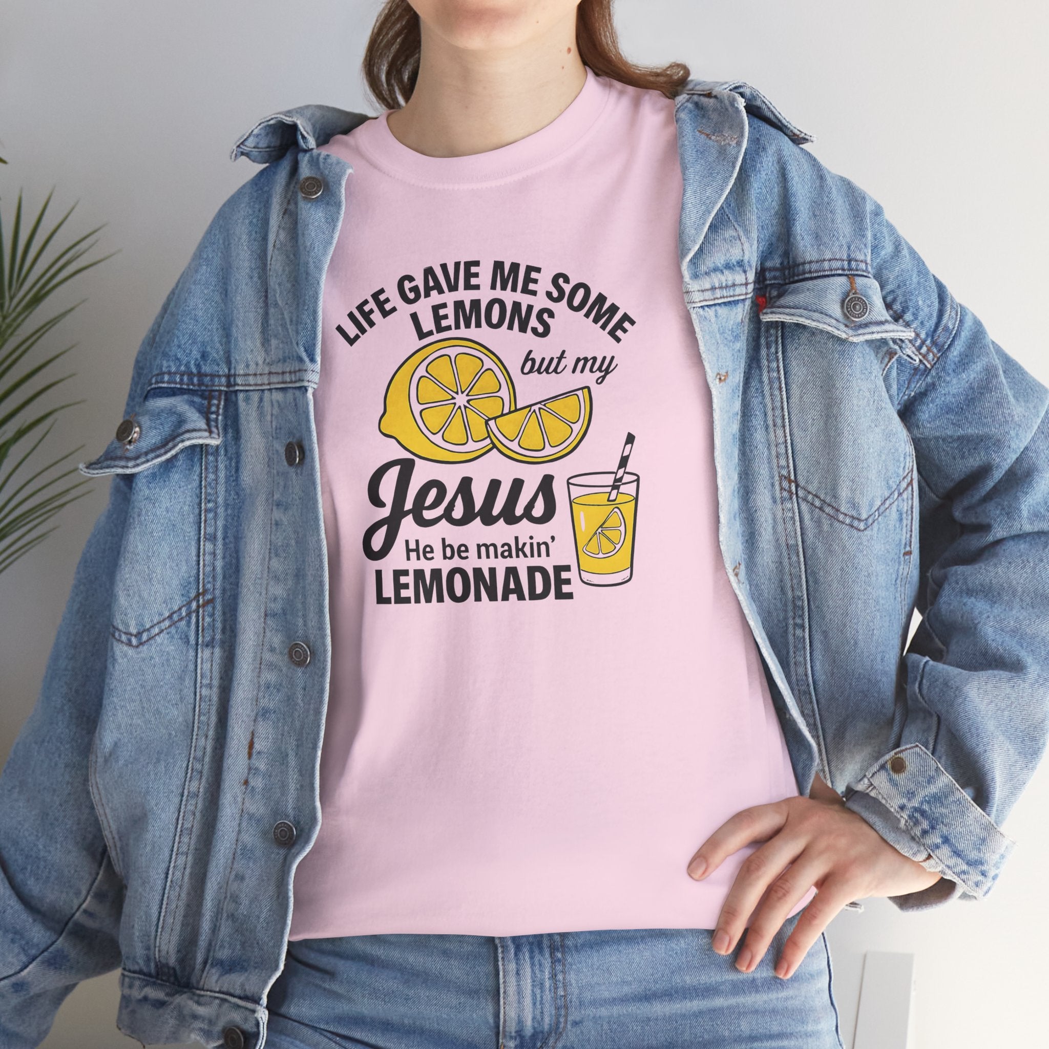 Jesus Lemonade Christian TShirt, Unisex Faith Tee
