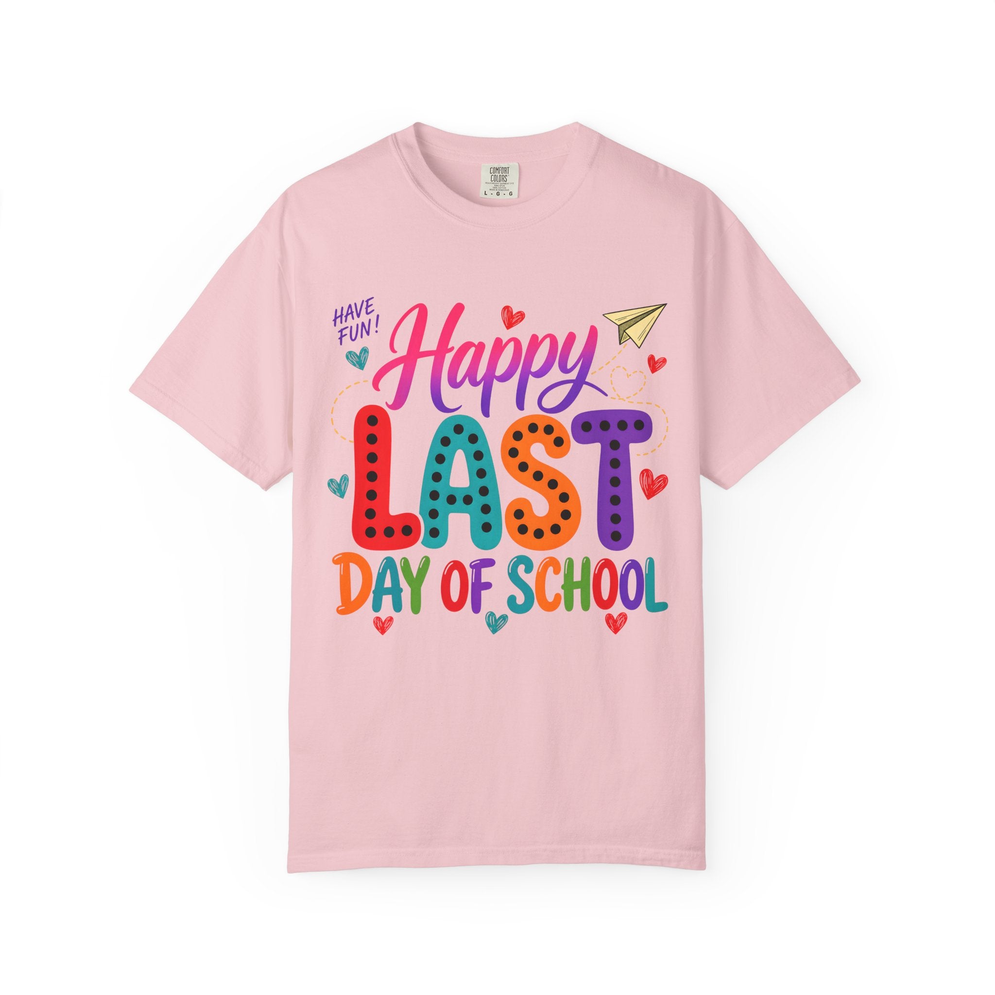 Comfort Colors Happy Last Day of School Teacher Shirt | Summer Break Shirt