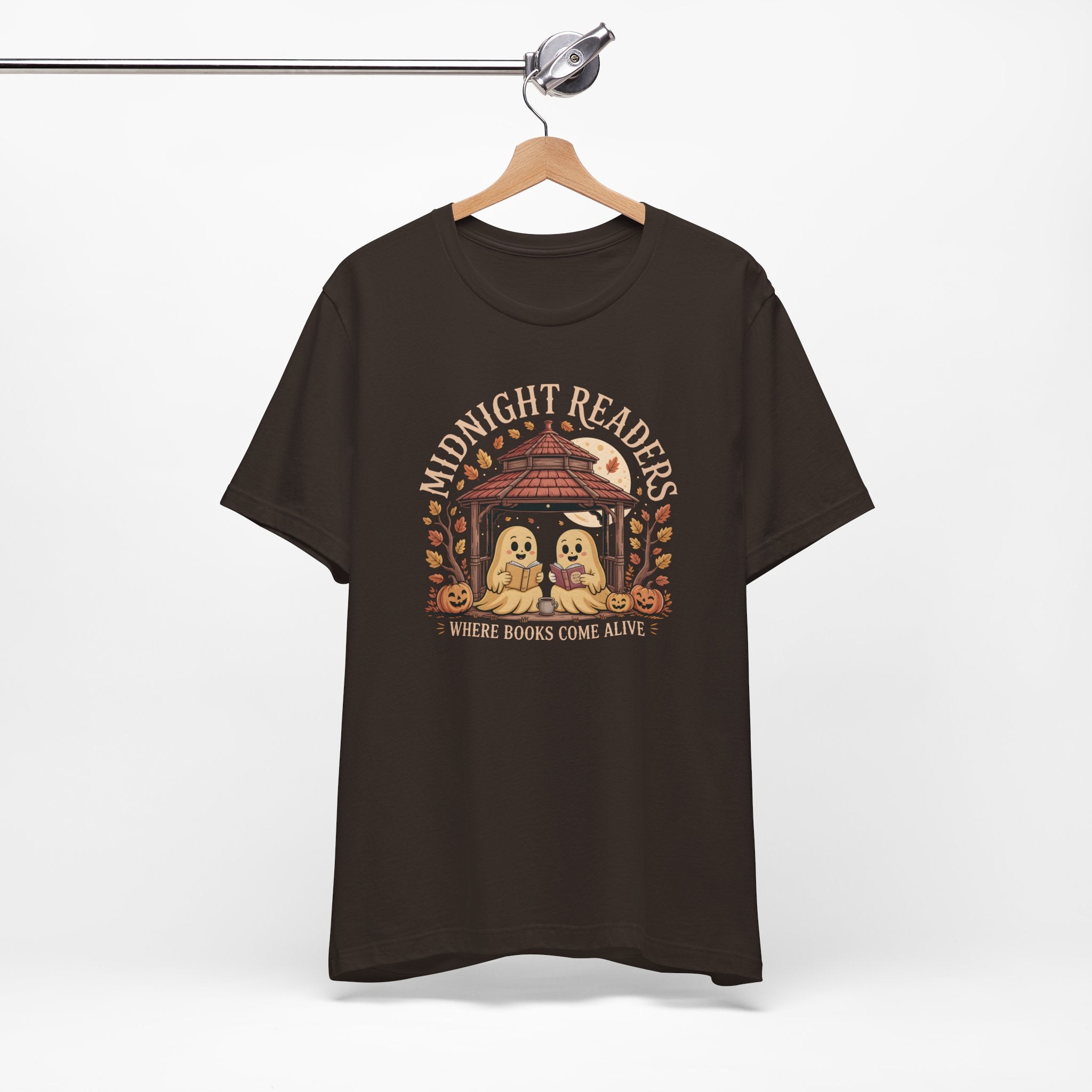 Midnight Readers Tee - Cozy Halloween Shirt, Reading Gifts, Book Lovers Tee, Fall Apparel, Spooky Season Outfit