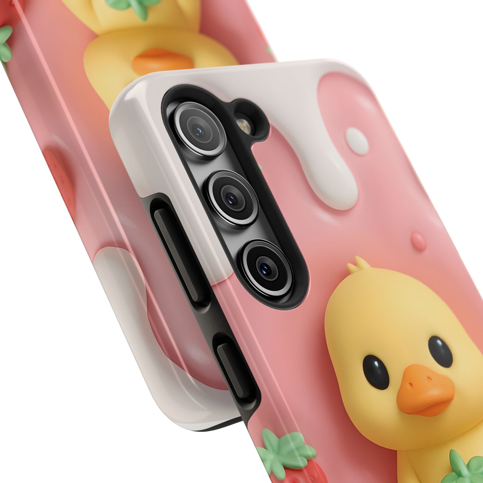 Cute Duck Phone Case for iPhone 17, 16, 15, 14, 13, iPhone Pro 16, 15, 14, 13, iPhone Pro Max 16, 15, 14, 13, Samsung S24, S23, S22, S21