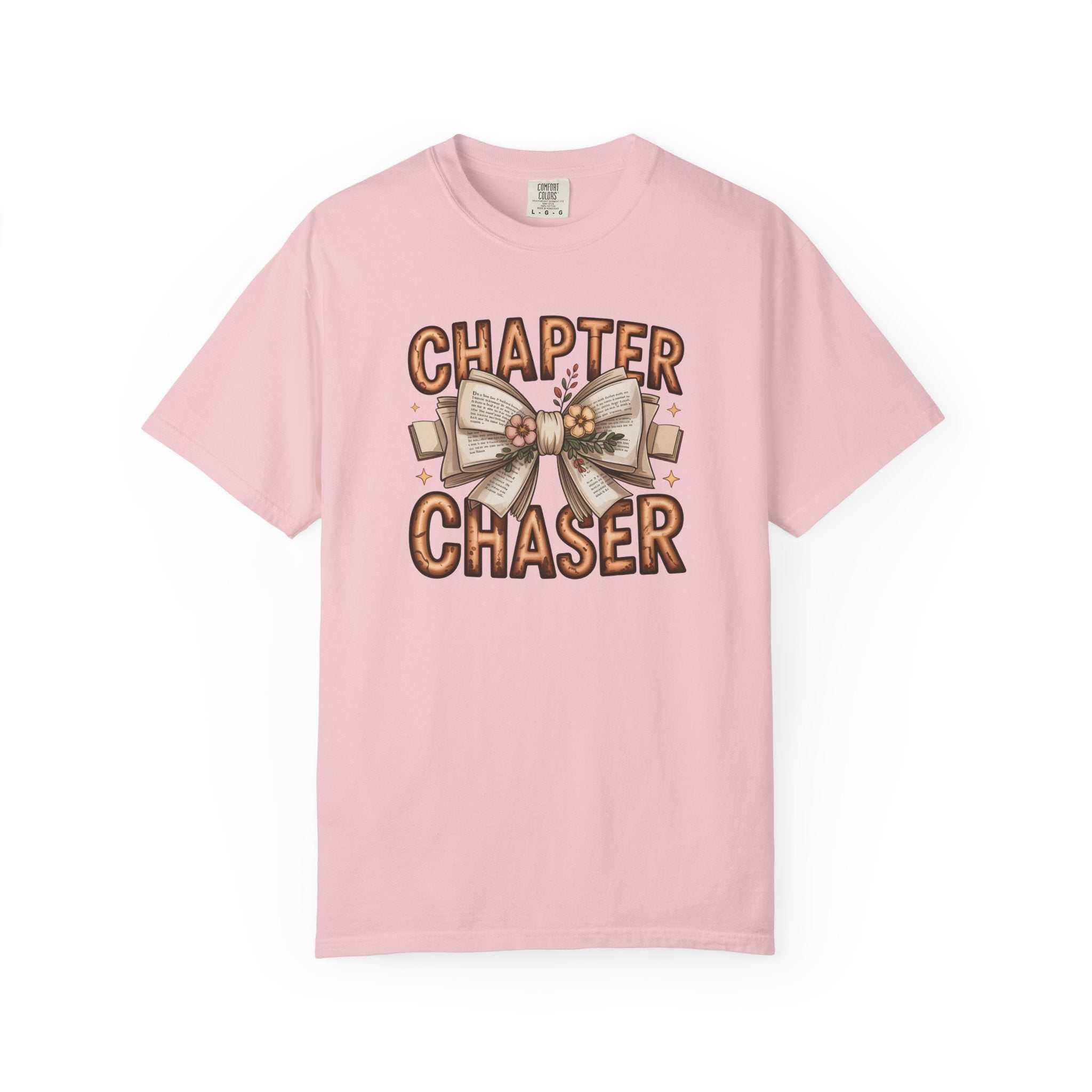 Comfort Colors® Chapter Chaser Garment-Dyed T-shirt - Cozy Gift for Book Lovers, Reading Enthusiasts, Book Club Shirt