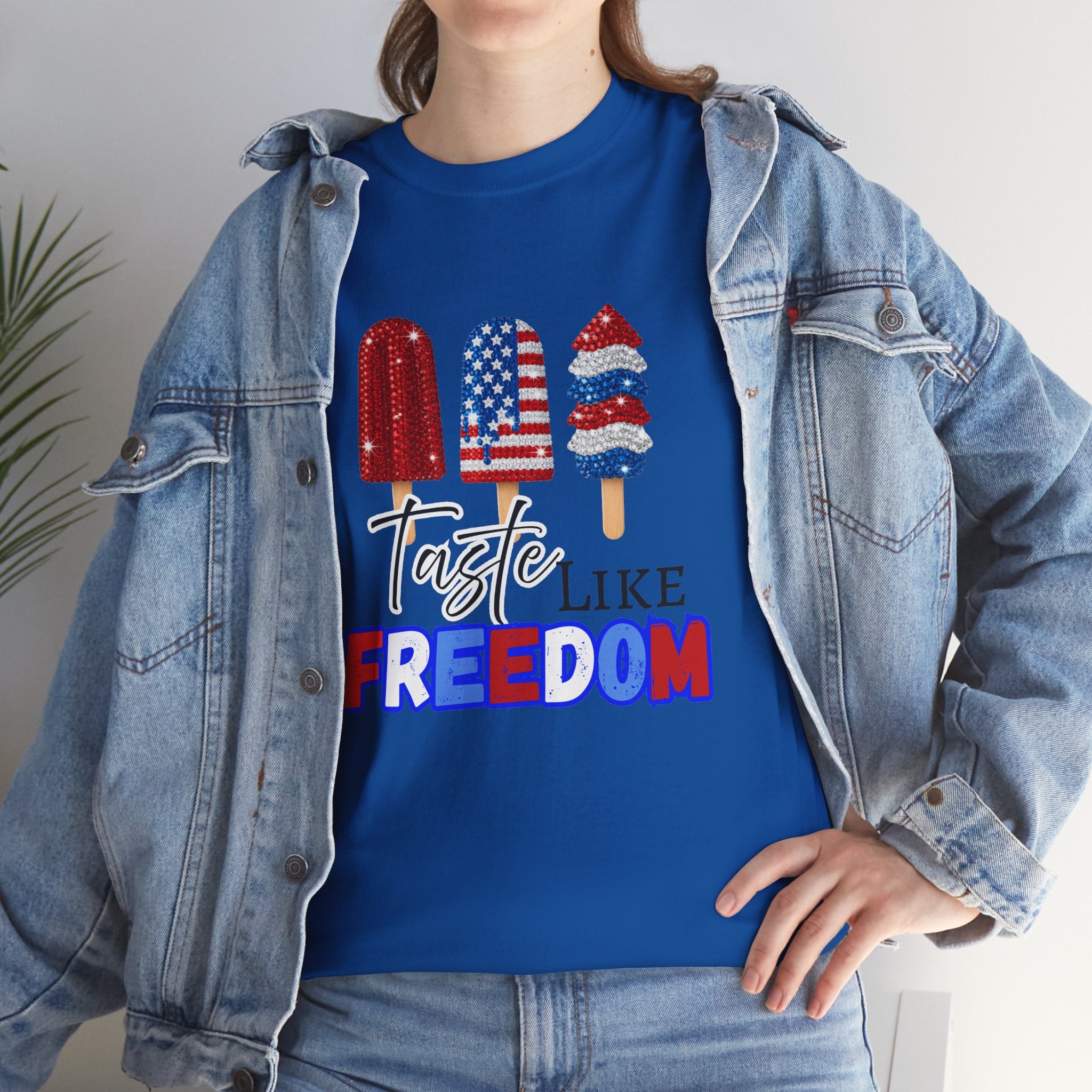 4th of July Patriotic Popsicle Tee - Taste Like Freedom, Summer Fun Shirt, Taste Like Freedom Tee