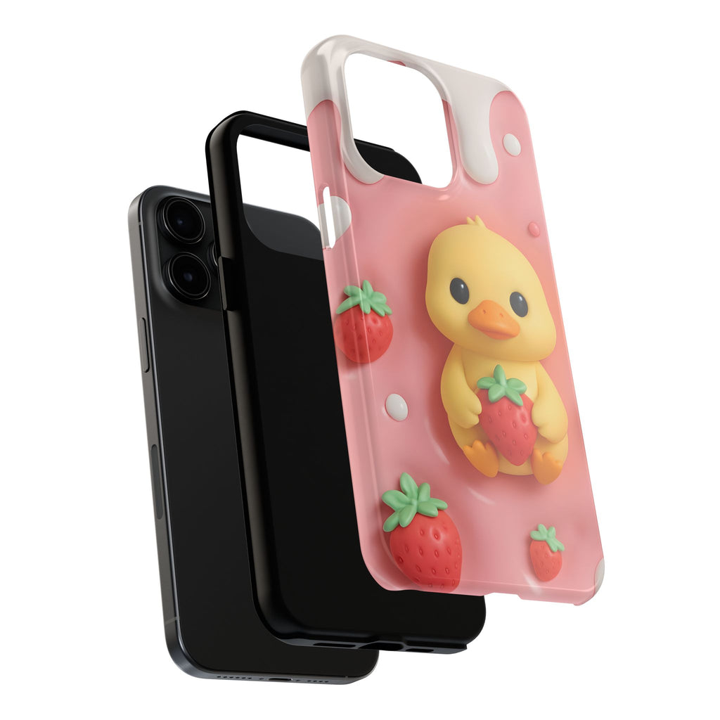 Cute Duck Phone Case for iPhone 17, 16, 15, 14, 13, iPhone Pro 16, 15, 14, 13, iPhone Pro Max 16, 15, 14, 13, Samsung S24, S23, S22, S21