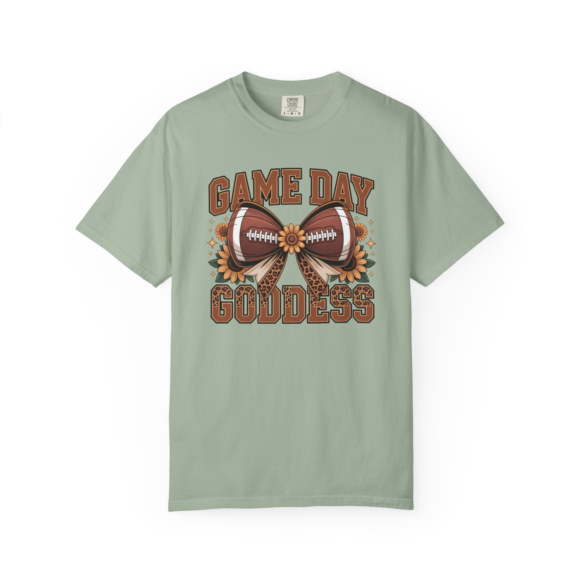 Comfort Colors®  Day Goddess T-Shirt | Football Fan Apparel, Sportswear, Game Day Outfit, Gift for Sports Lovers, Football Season Shirt