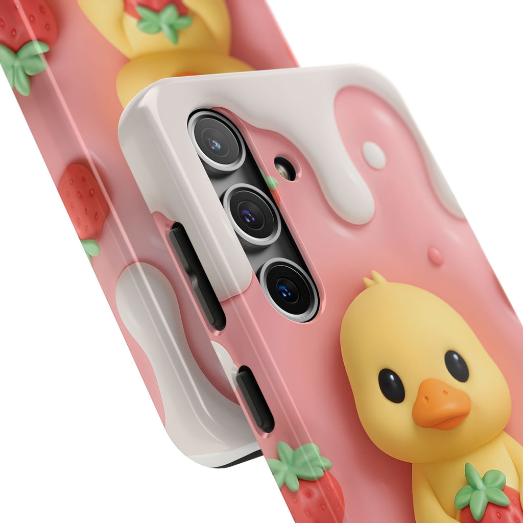 Cute Duck Phone Case for iPhone 17, 16, 15, 14, 13, iPhone Pro 16, 15, 14, 13, iPhone Pro Max 16, 15, 14, 13, Samsung S24, S23, S22, S21