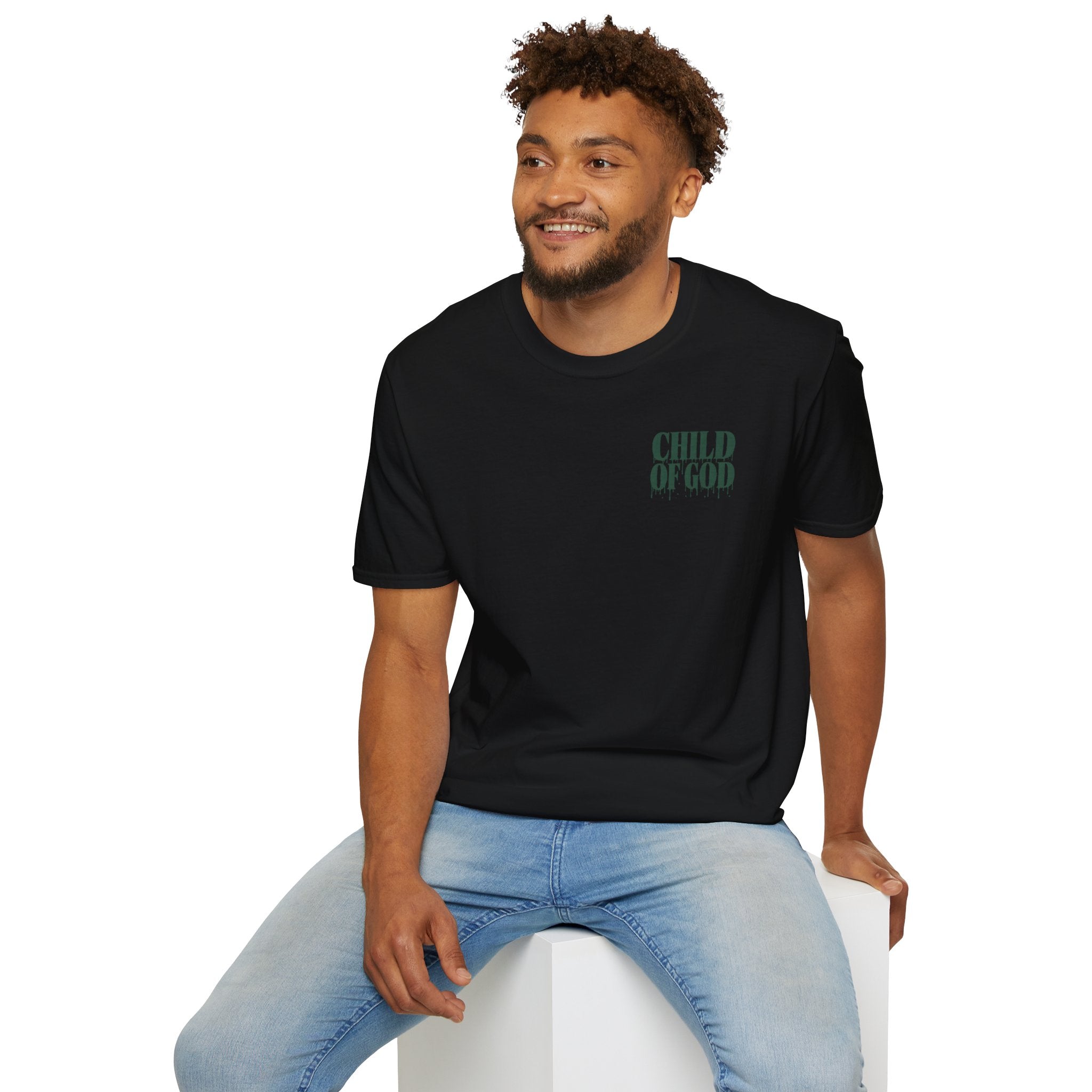 Child of God T-Shirt — Back and Front Design, Galatians 3:26