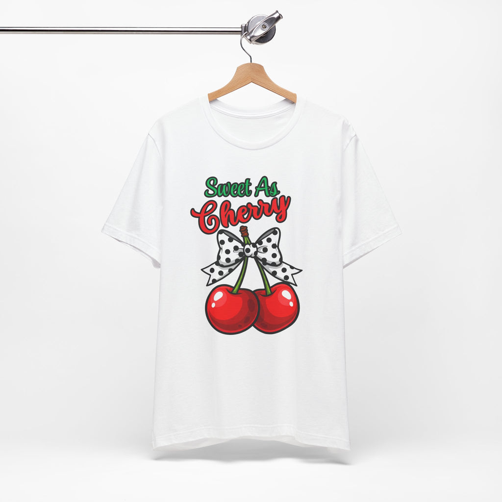 Sweet As Cherry Tee | Cute Summer Shirt, Casual Gift, Trendy Graphic Tee, Fun Fruit T-Shirt, Cherry Lover Apparel