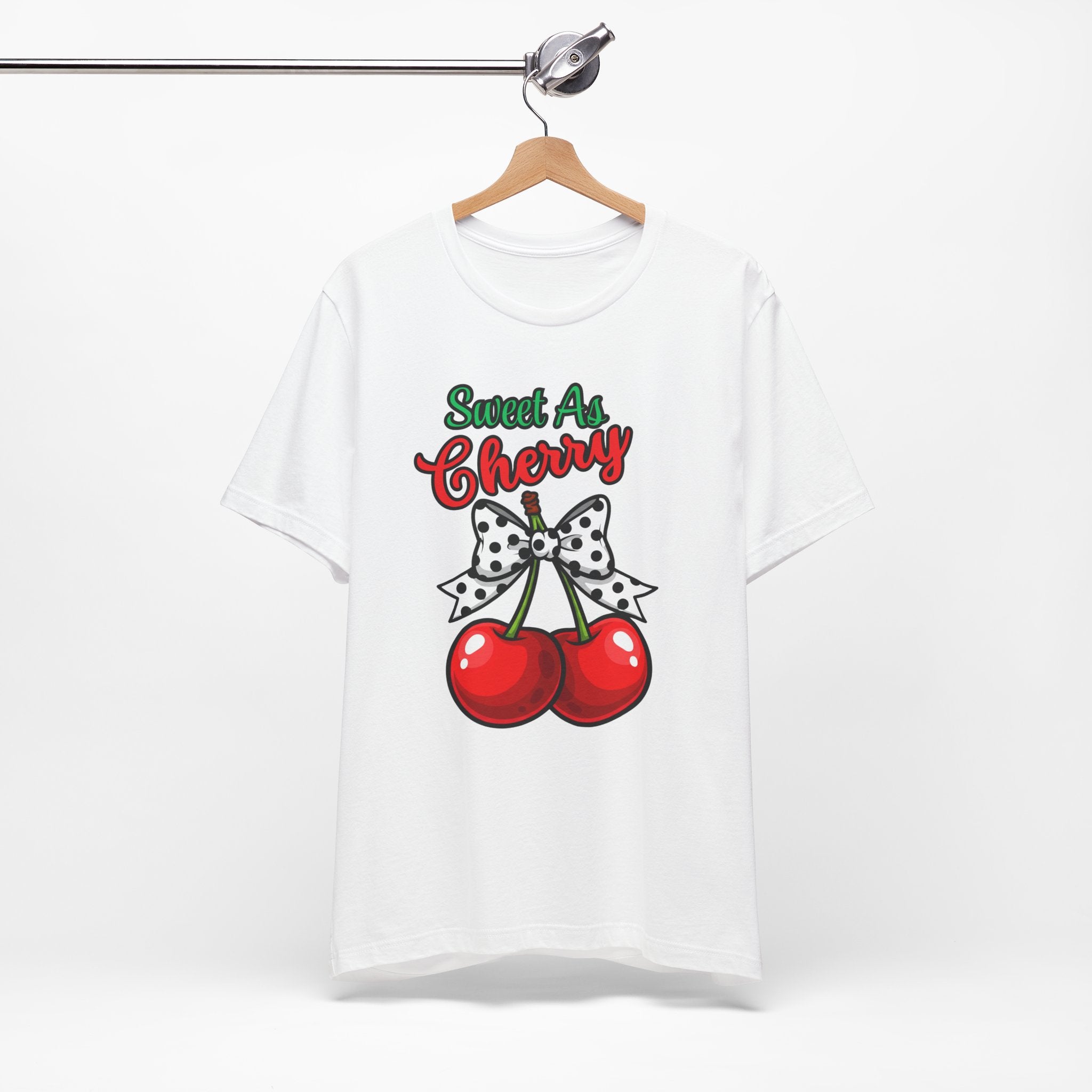 Sweet As Cherry Tee | Cute Summer Shirt, Casual Gift, Trendy Graphic Tee, Fun Fruit T-Shirt, Cherry Lover Apparel