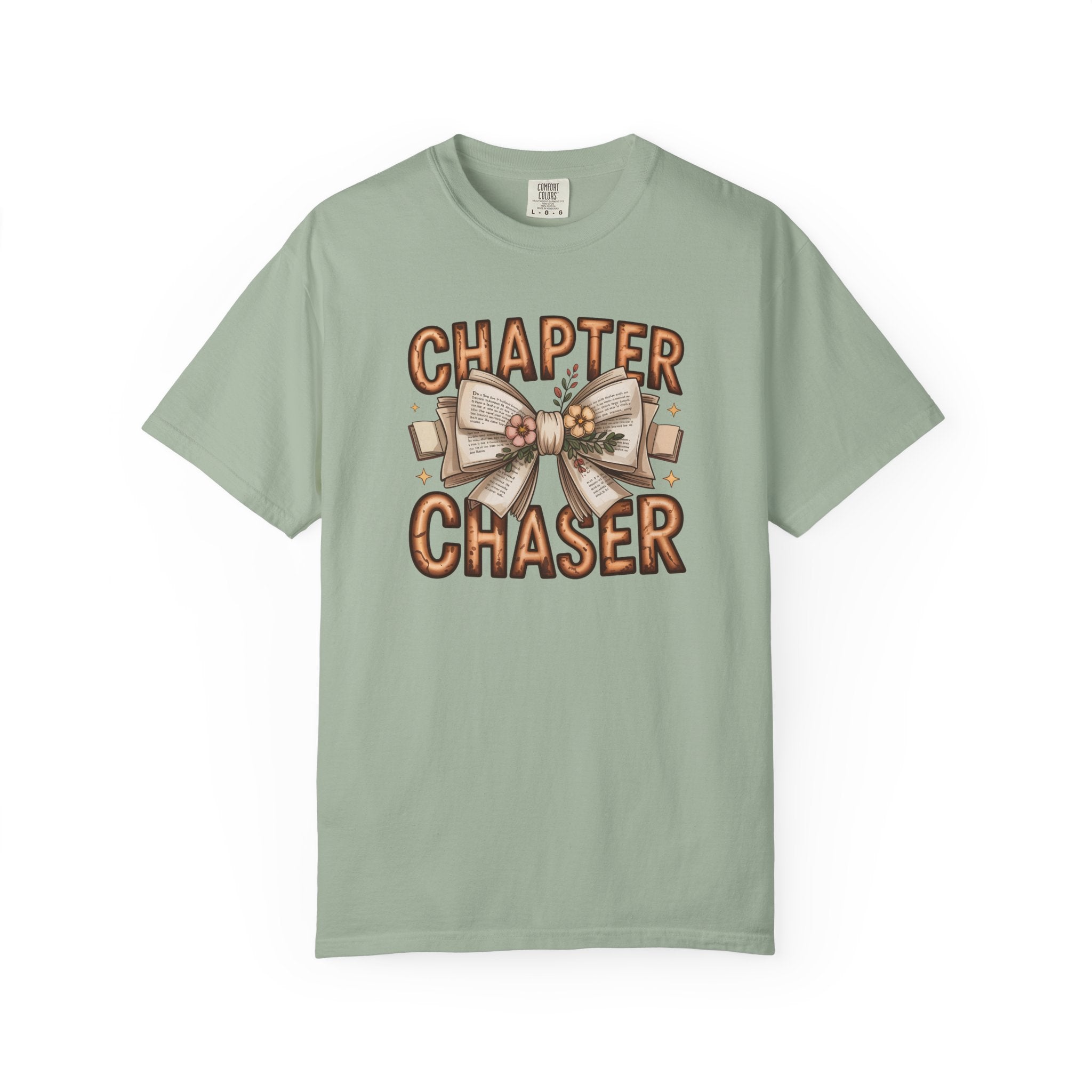 Comfort Colors® Chapter Chaser Garment-Dyed T-shirt - Cozy Gift for Book Lovers, Reading Enthusiasts, Book Club Shirt