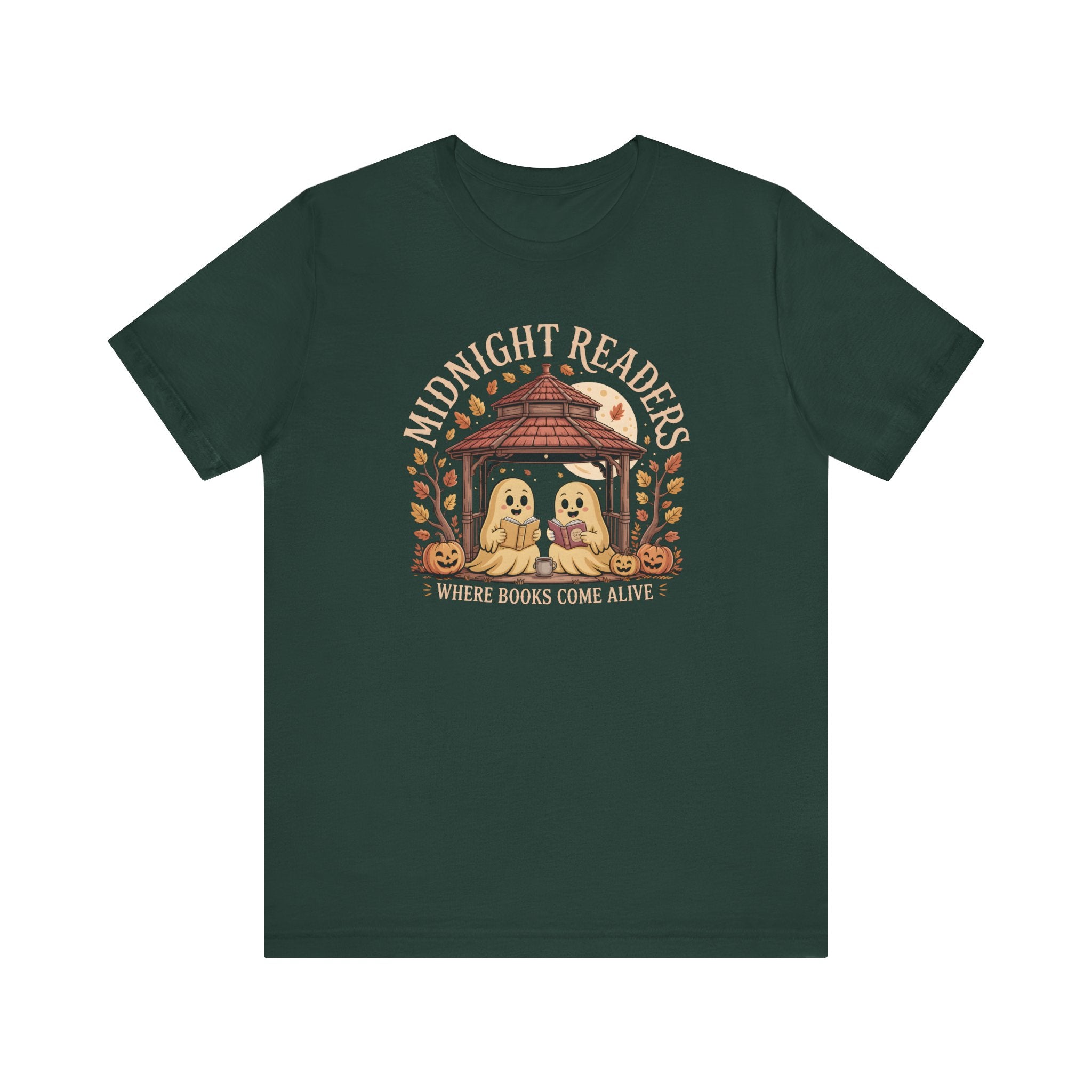 Midnight Readers Tee - Cozy Halloween Shirt, Reading Gifts, Book Lovers Tee, Fall Apparel, Spooky Season Outfit