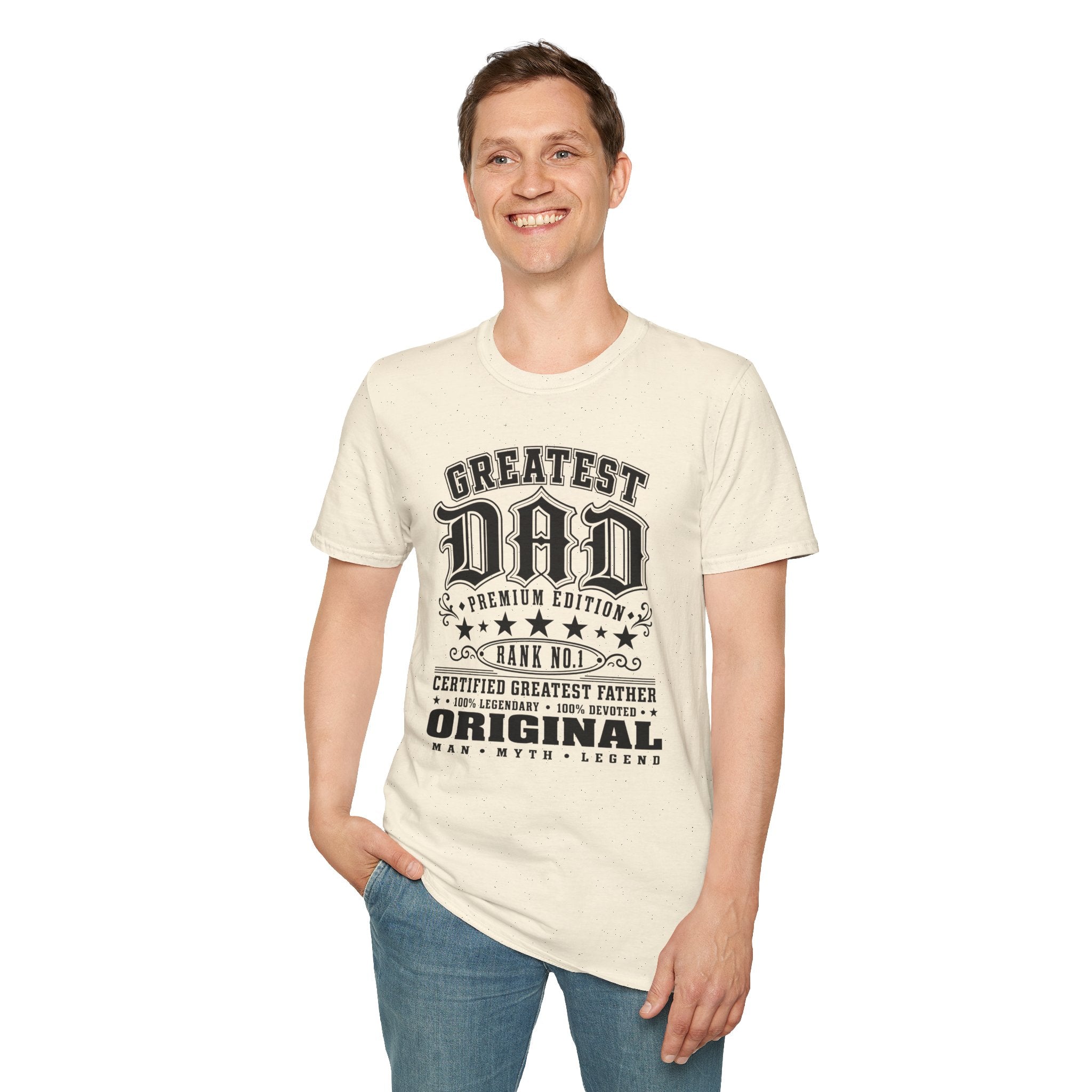 Greatest Dad Premium Edition T-Shirt — Father’s Day Retro Tee