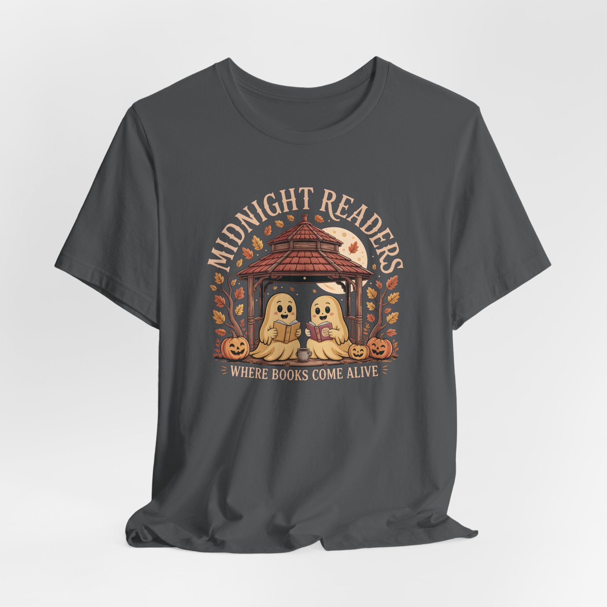 Midnight Readers Tee - Cozy Halloween Shirt, Reading Gifts, Book Lovers Tee, Fall Apparel, Spooky Season Outfit