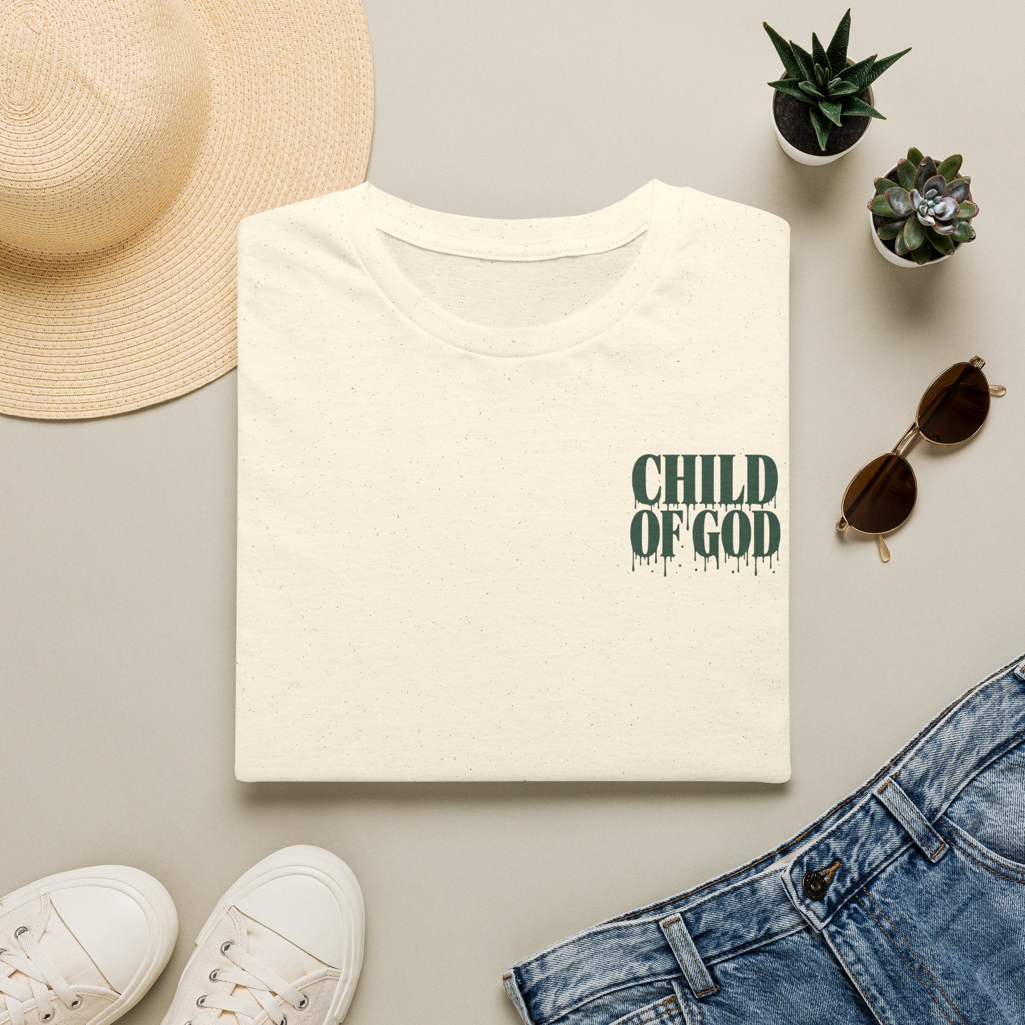 Child of God T-Shirt — Back and Front Design, Galatians 3:26