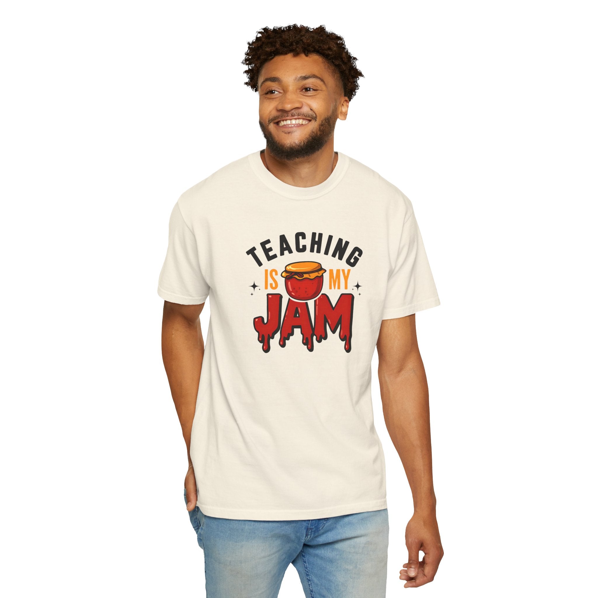 Teaching is My Jam Unisex Garment-Dyed T-Shirt, Teacher Gift, Funny Teacher Shirt, Classroom Apparel, Back to School Shirt, Teacher [...]
