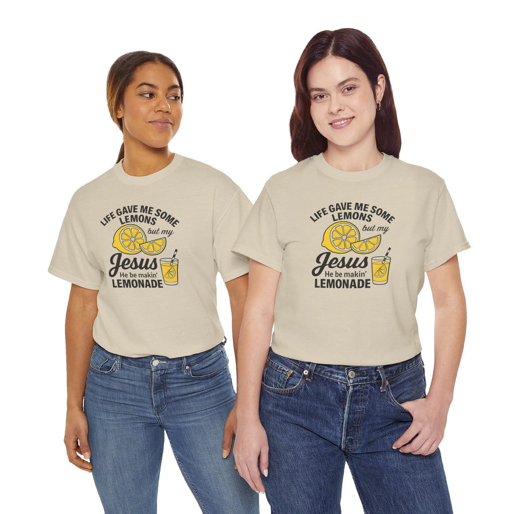 Jesus Lemonade Christian TShirt, Unisex Faith Tee