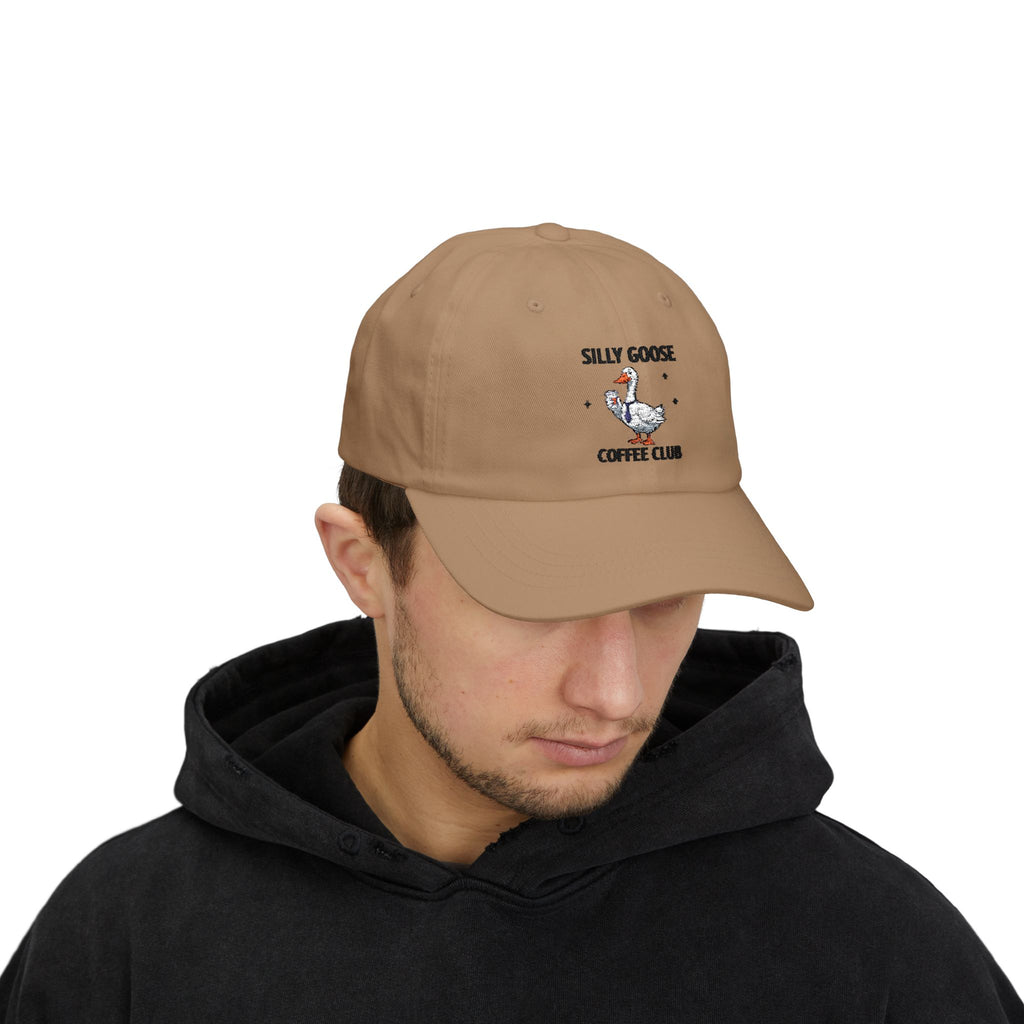 Silly Goose Dad Hat | Embroidered Baseball Cap | Funny Goose Gift | Unisex Adjustable Hat | Baseball Hat| Coffee Club Hat| Animal Lover Hat