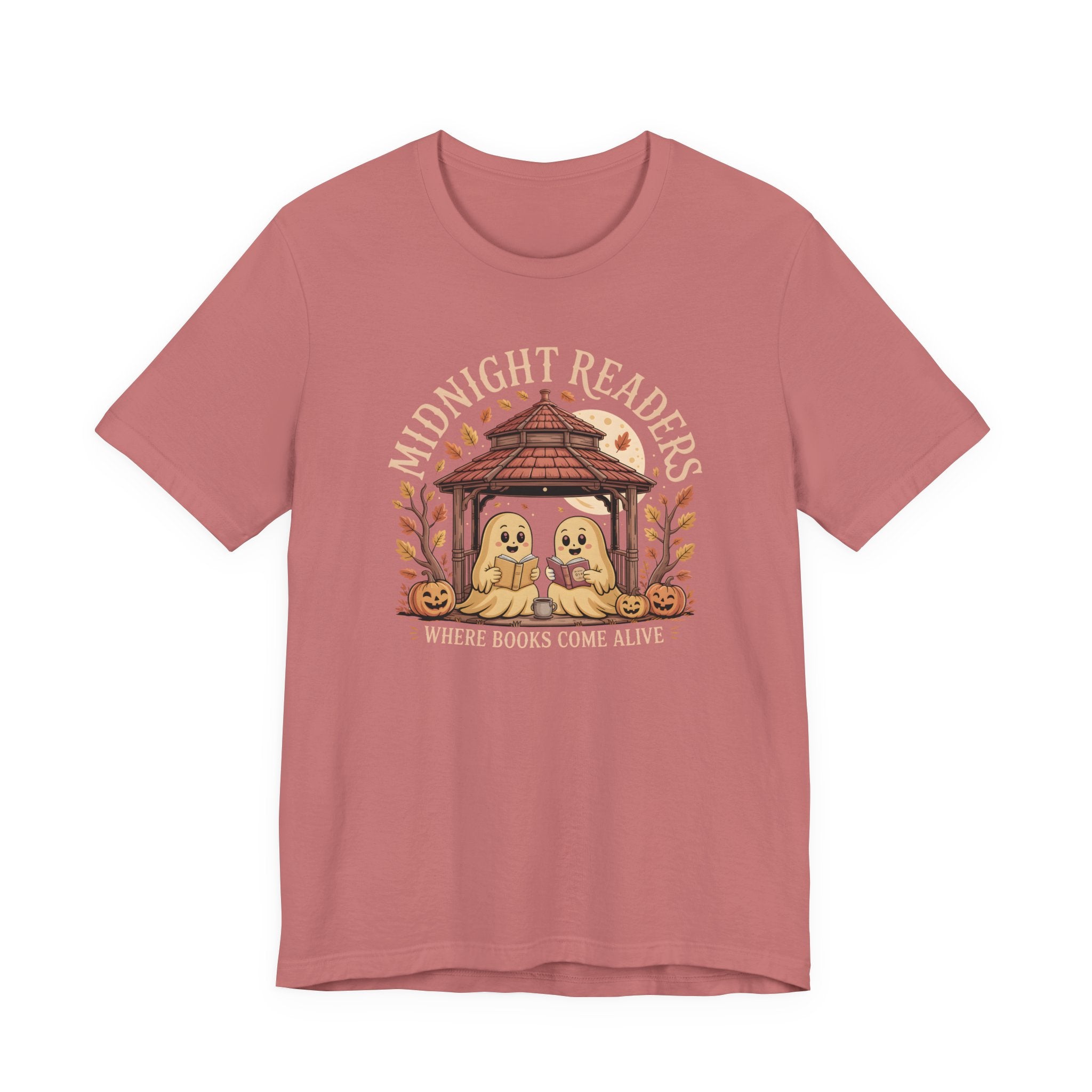 Midnight Readers Tee - Cozy Halloween Shirt, Reading Gifts, Book Lovers Tee, Fall Apparel, Spooky Season Outfit