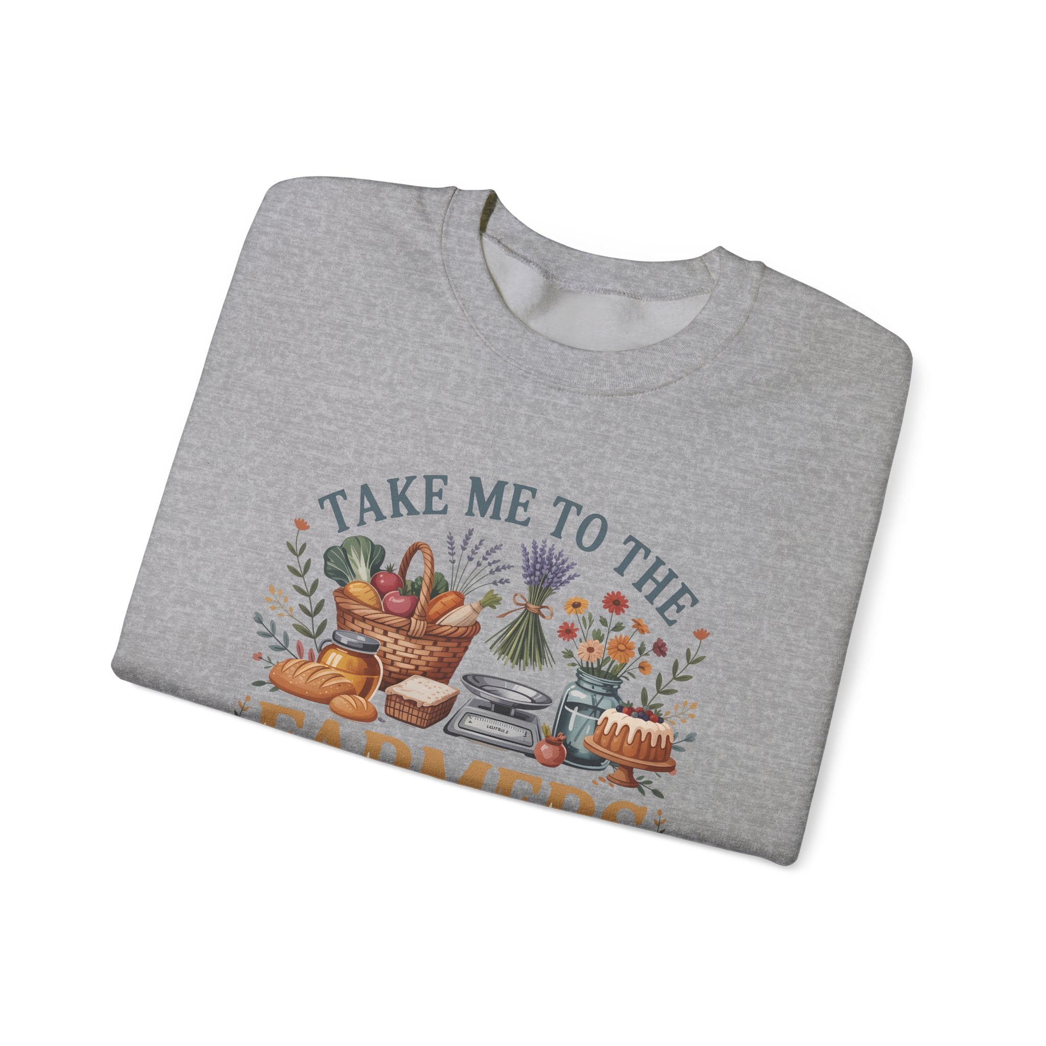 Take Me to the Farmers Market Sweatshirt | Farm Produce Graphic Crewneck