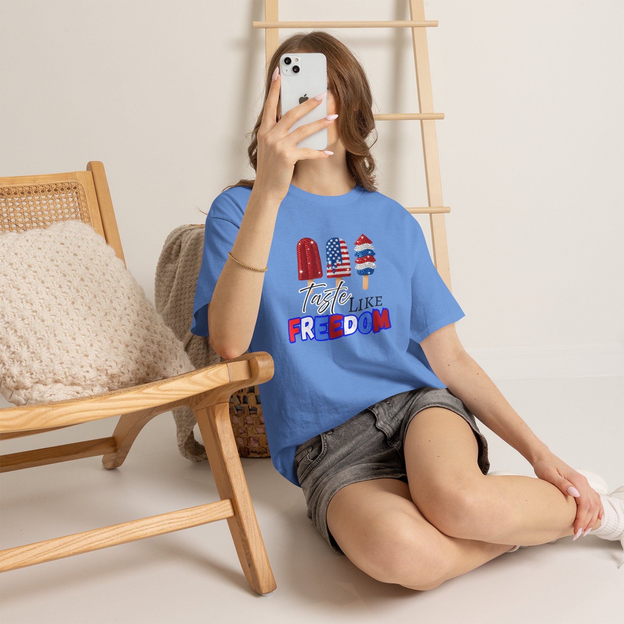 4th of July Patriotic Popsicle Tee - Taste Like Freedom, Summer Fun Shirt, Taste Like Freedom Tee
