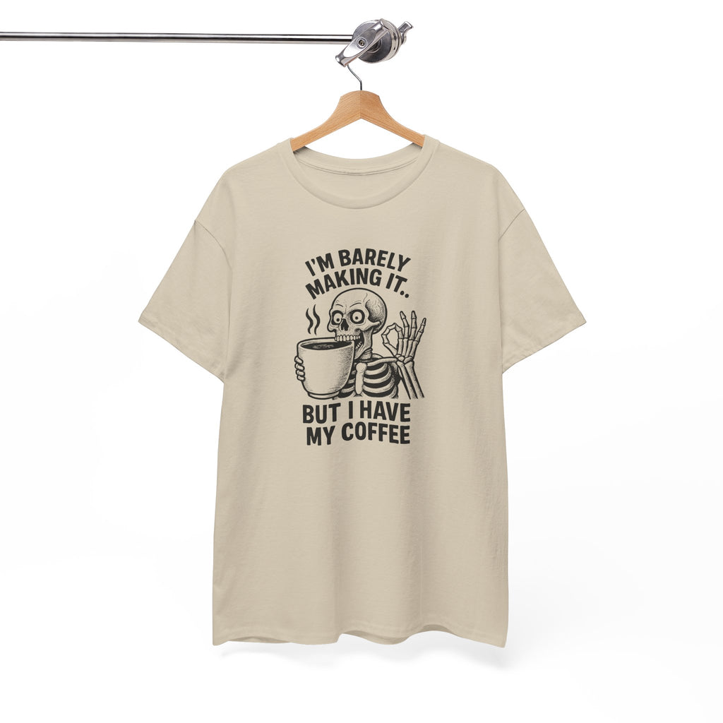 Coffee Skeleton Tee, Funny Graphic T-Shirt for Coffee Lovers, Unisex Heavy Cotton Tee, Perfect for Casual Outings, Gifts for Him/Her, [...]