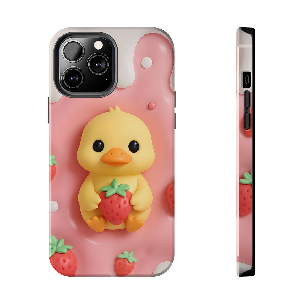 Cute Duck Phone Case for iPhone 17, 16, 15, 14, 13, iPhone Pro 16, 15, 14, 13, iPhone Pro Max 16, 15, 14, 13, Samsung S24, S23, S22, S21