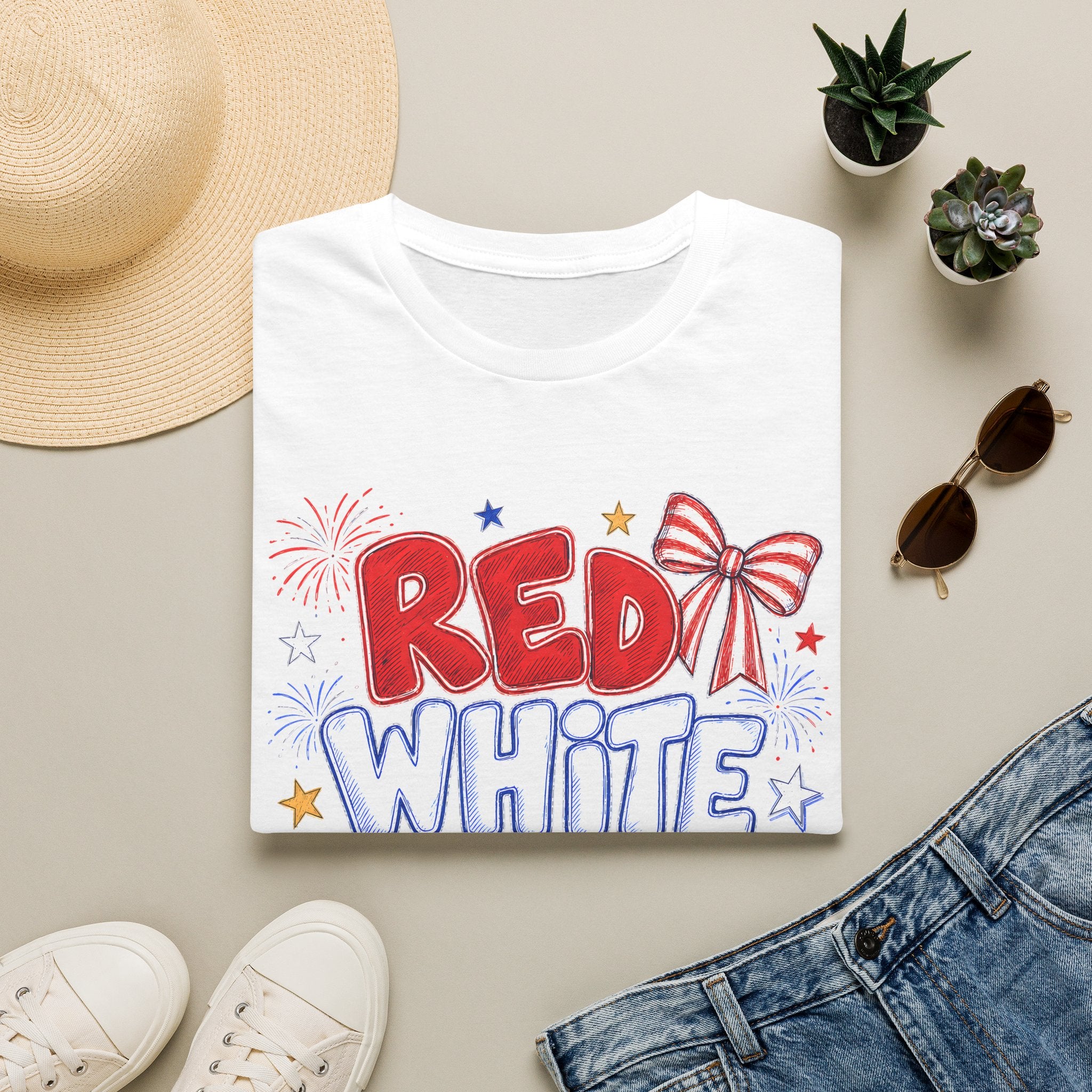 Patriotic "Red White & 250" T‑Shirt — 4th of July American Flag Celebration Tee