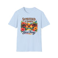 Sunkissed & Sandy Shore Thing T-Shirt | Tropical Sunglasses Floral Beach Design
