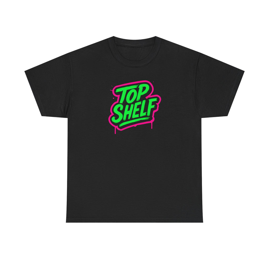 Top Shelf Vibrant Graphic Tee, Casual Wear