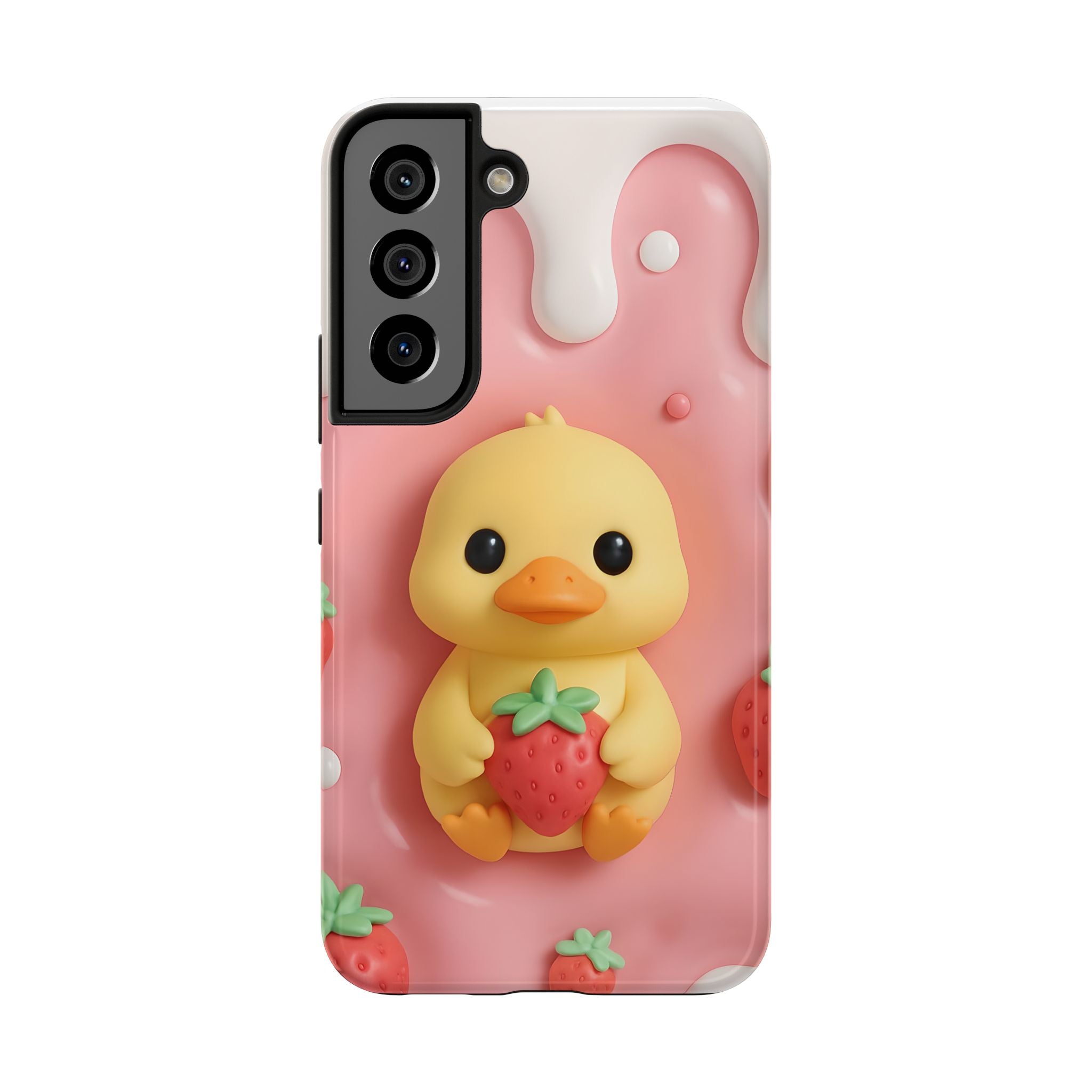 Cute Duck Phone Case for iPhone 17, 16, 15, 14, 13, iPhone Pro 16, 15, 14, 13, iPhone Pro Max 16, 15, 14, 13, Samsung S24, S23, S22, S21