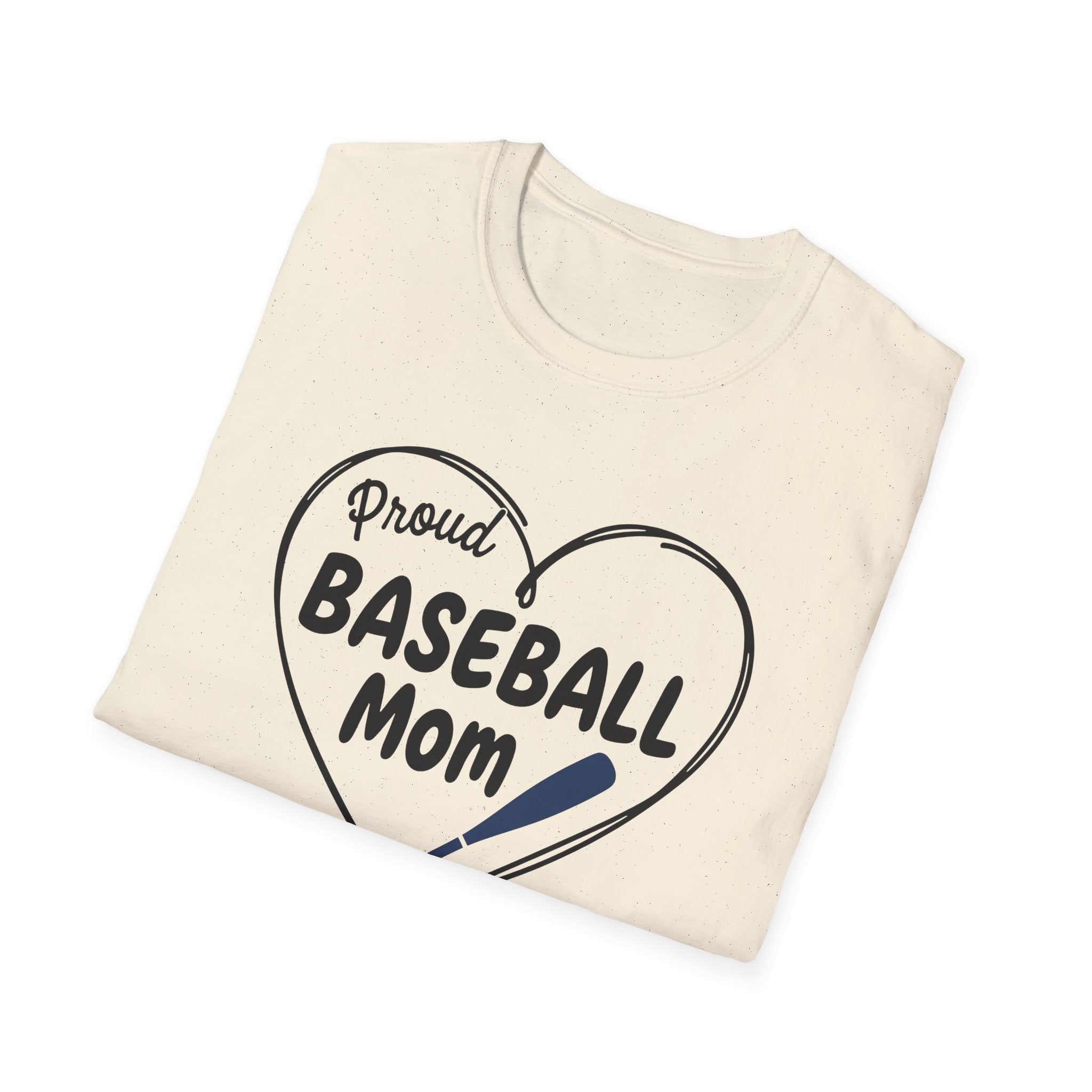 Proud Baseball Mom T-Shirt | Casual Mom Game Day Tee